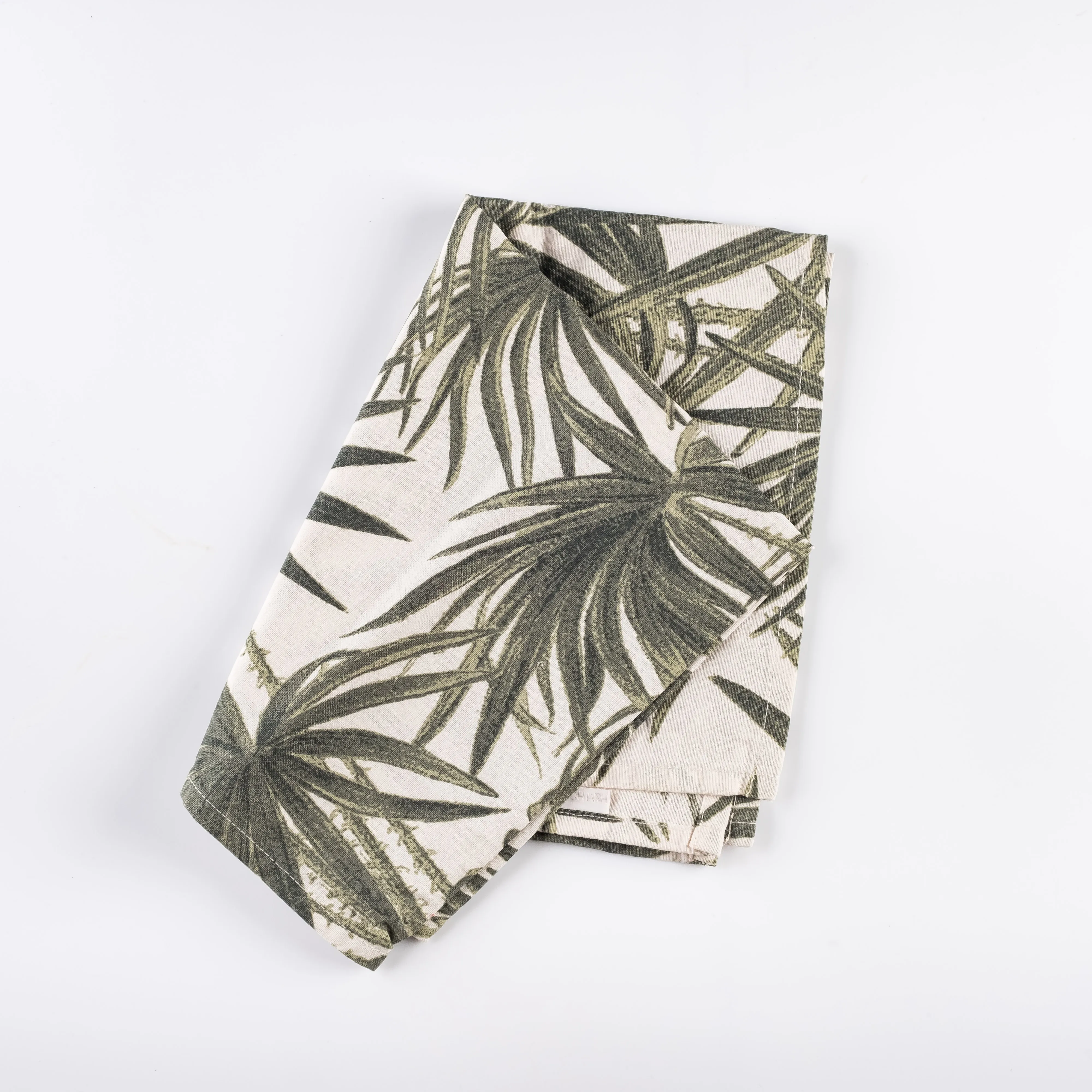 LN21-0133 - Green White Fabric Kitchen towel