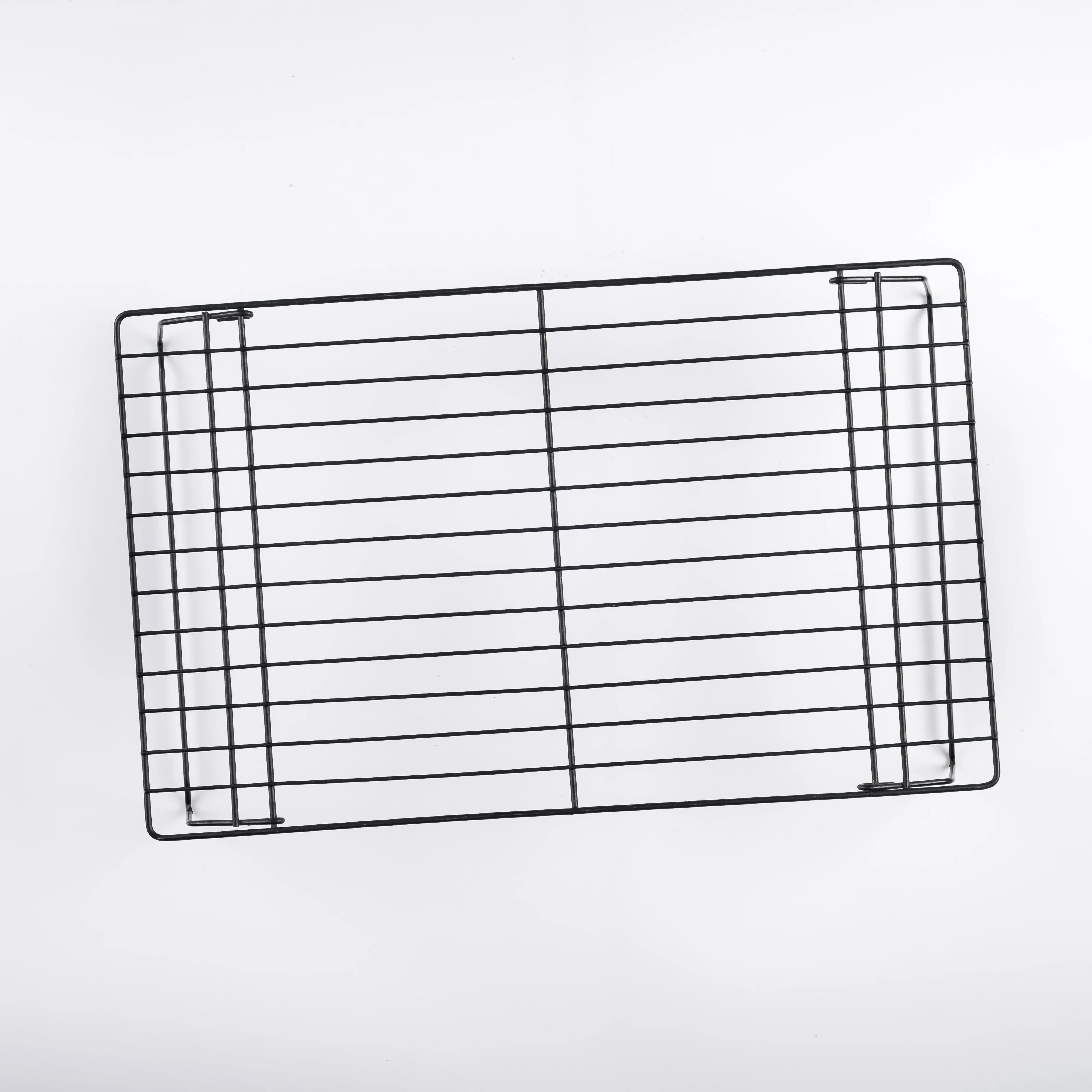 BO21-0058 - Black Metal Wire rack - 16" 10" 1.25" (LWH)