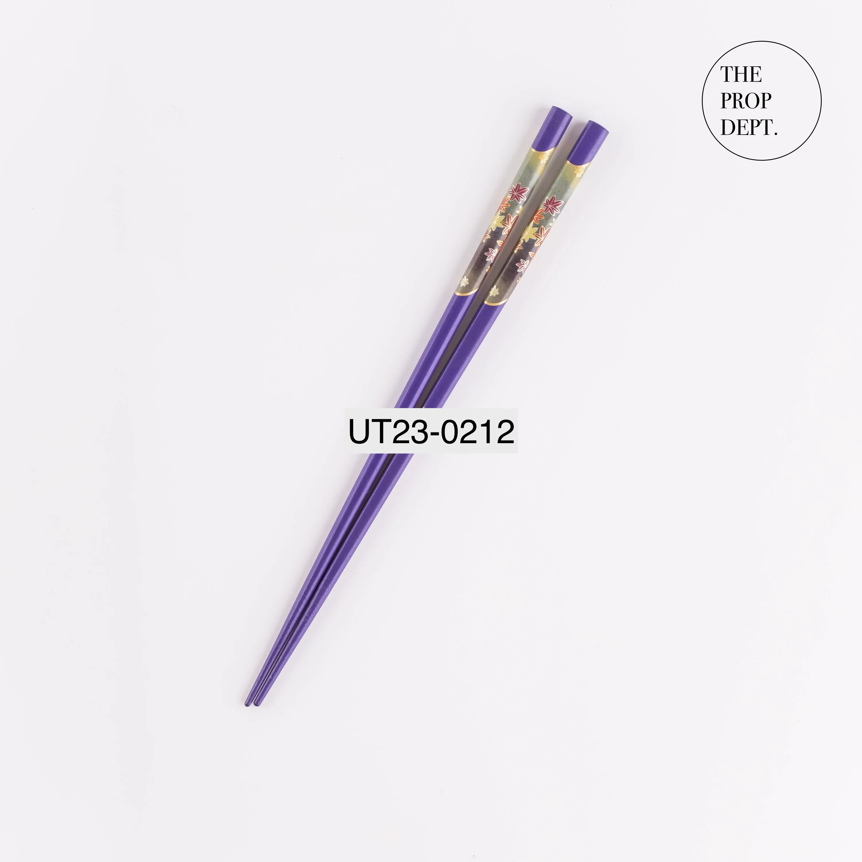 UT23-0212 - Violet Plastic Chopsticks - 9" (L)