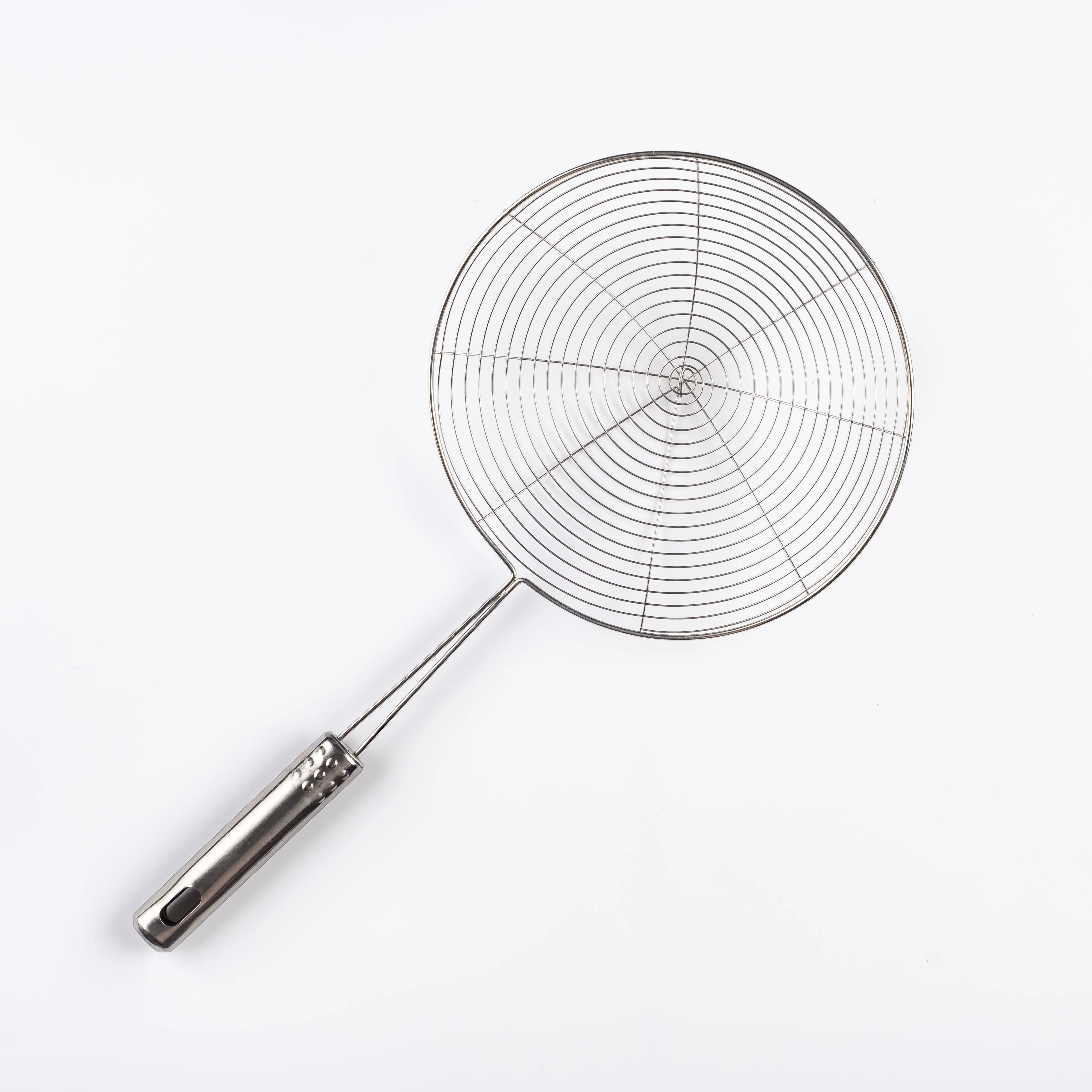 UT21-0018 - Silver Metal Strainer - 15.25" (L)