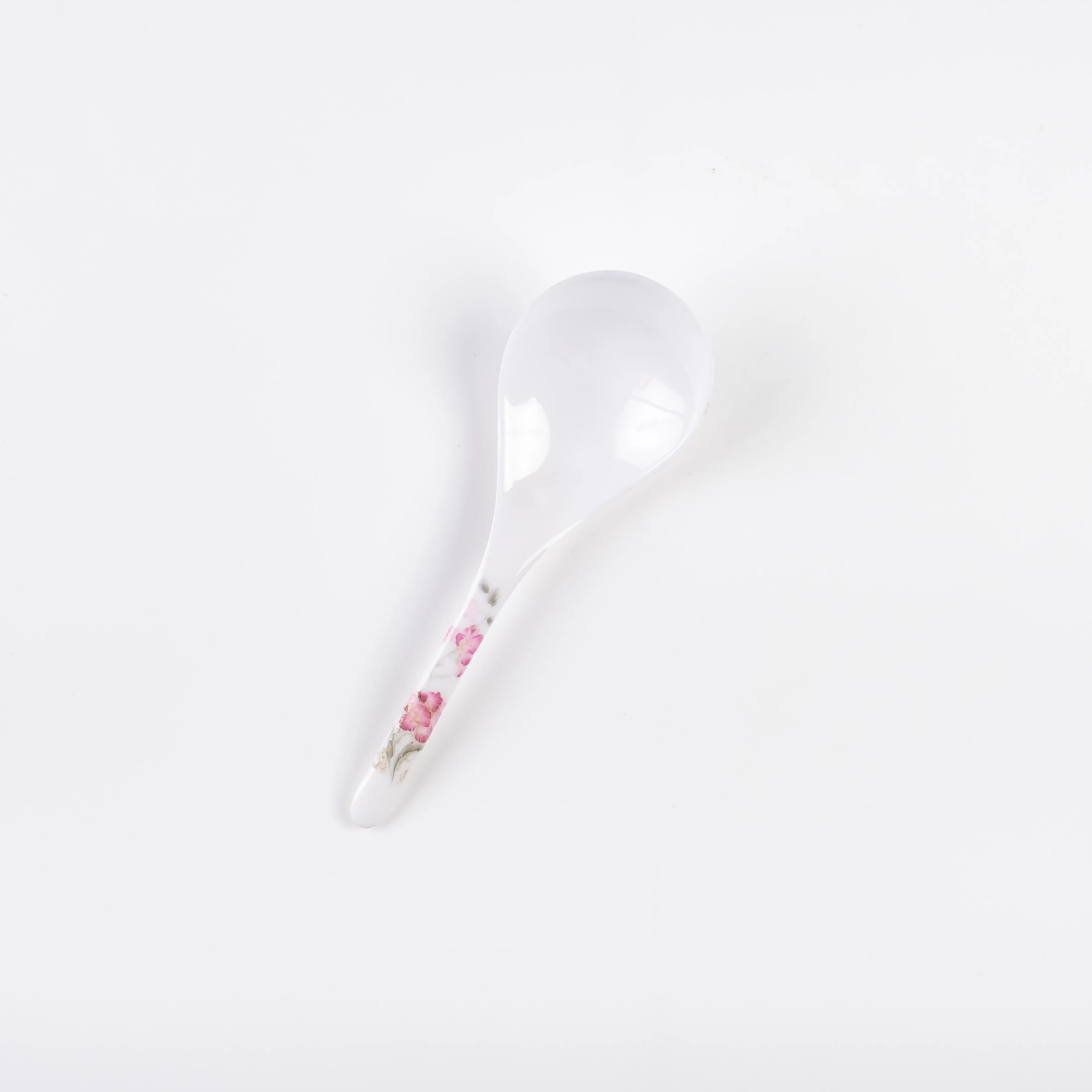 UT21-0152 - White Plastic Ladle - 8.5" (L)