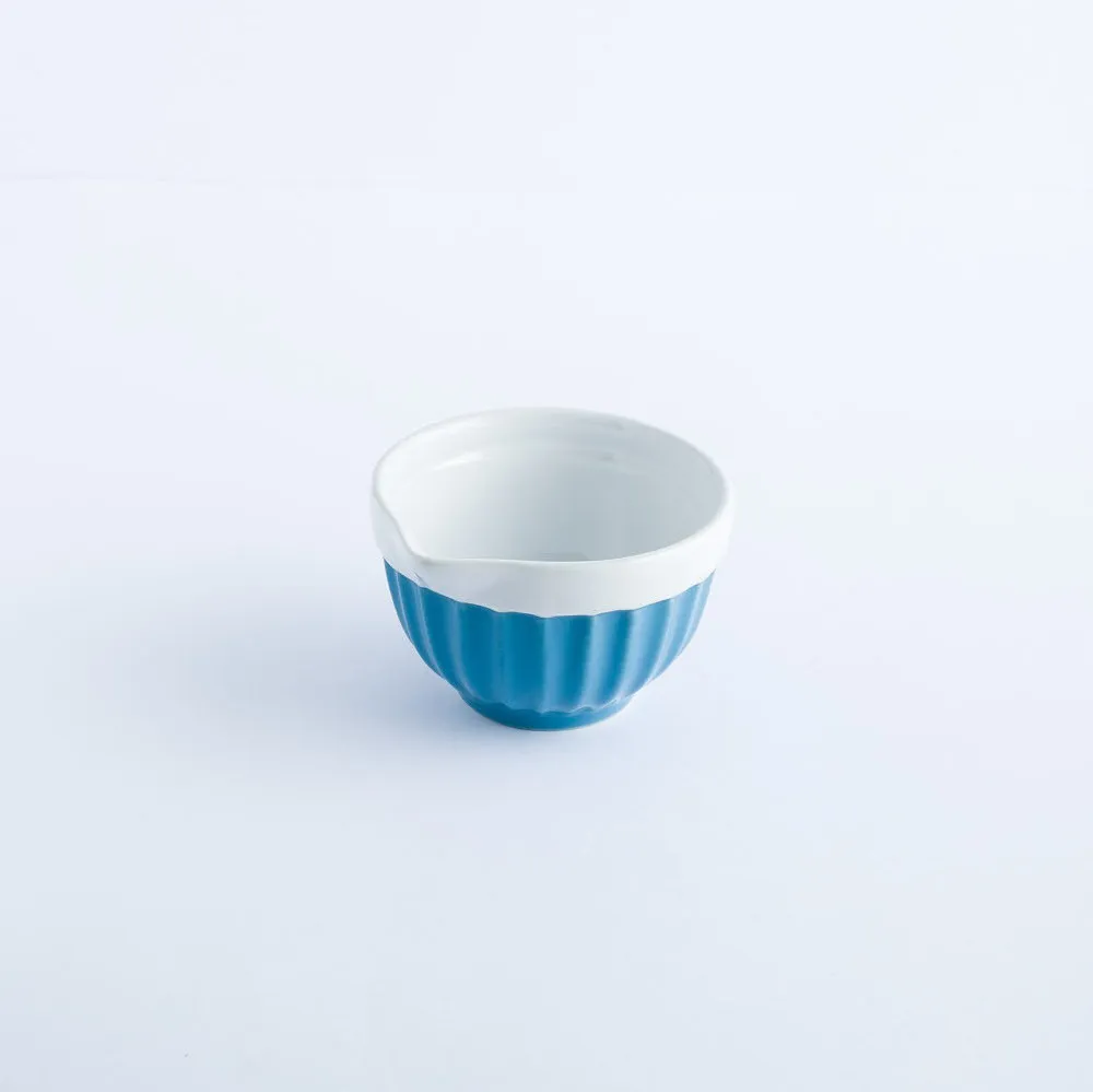 BW20-0230 - Blue White Ceramic Soy Dish - 3.75" 2.25" (DH)