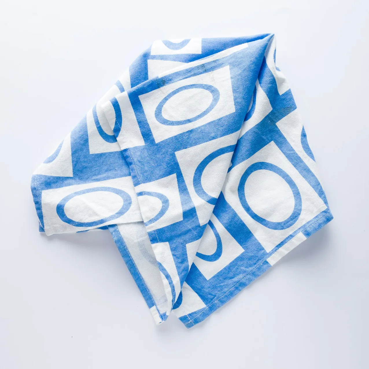 LN20-0017 - Blue White Fabric Kitchen towel