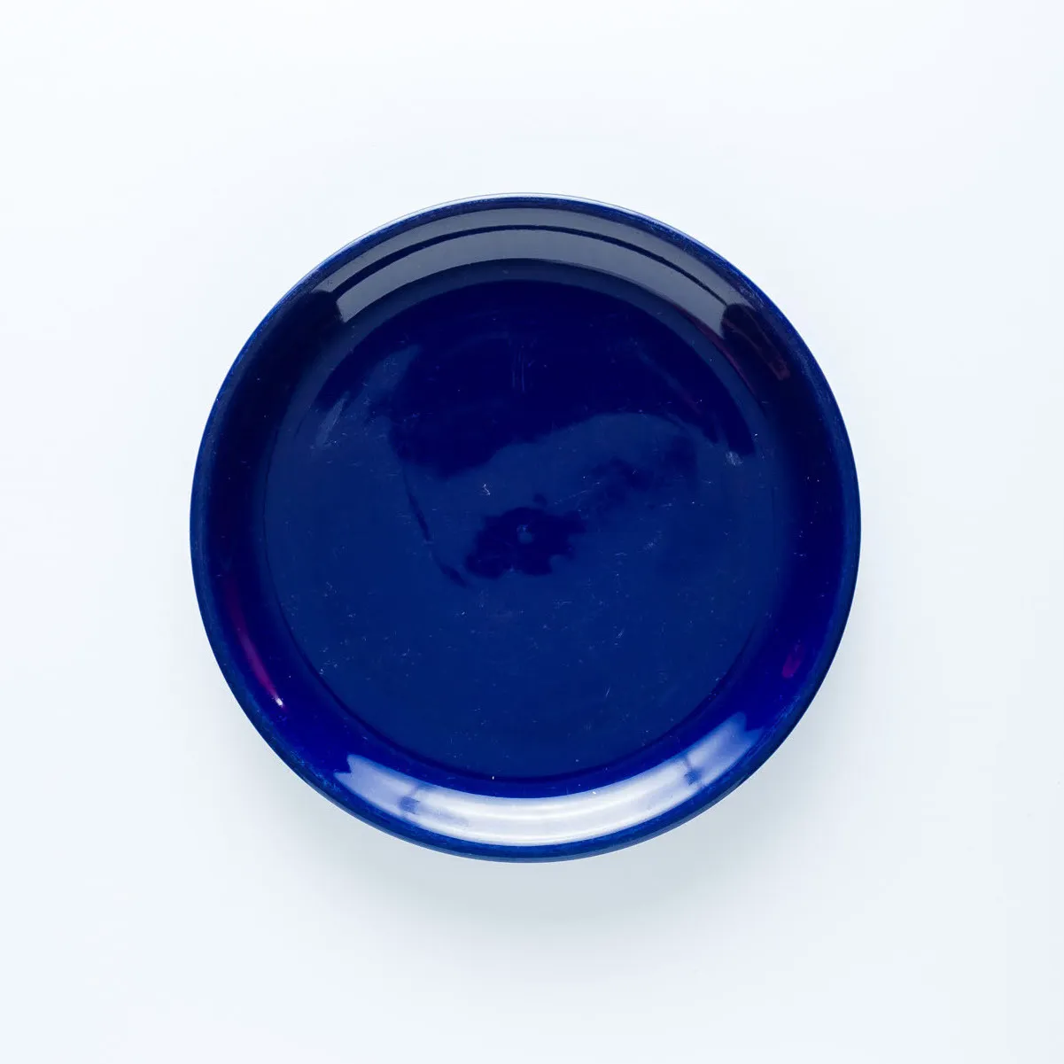 PL20-0014 - Blue Ceramic Plate - 7.25" (D)