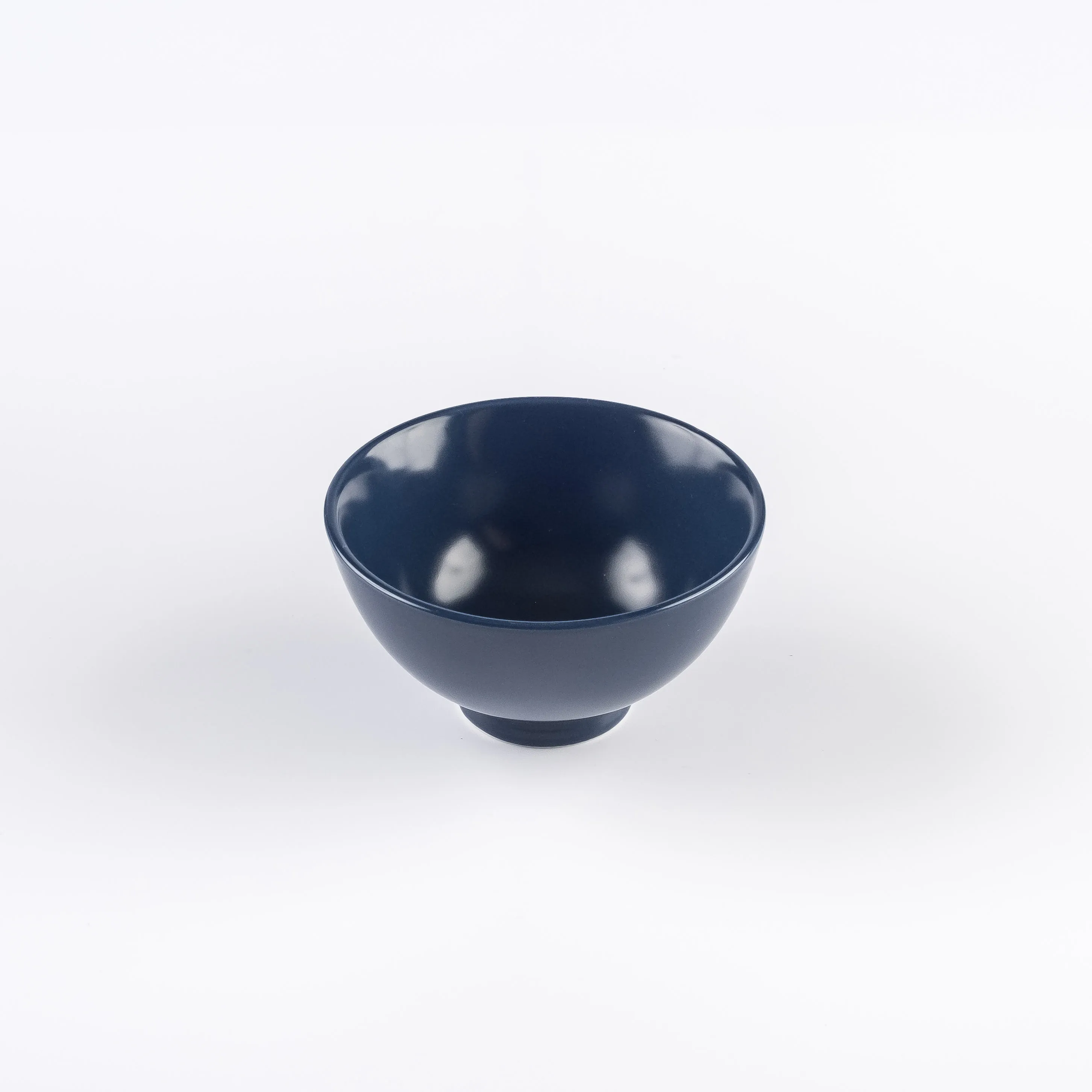 BW21-0399 - Blue Ceramic Bowl - 4.5" 2.5" (DH)