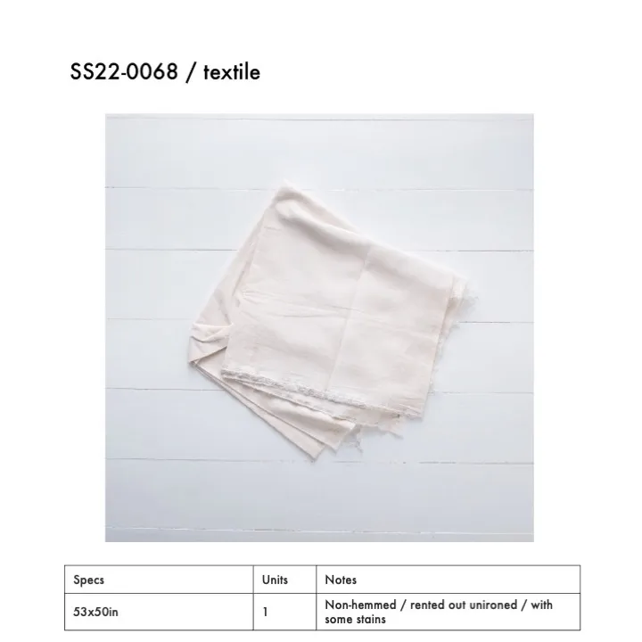 SS22-0068 - Beige Fabric Surface - 53" 50" (LW)