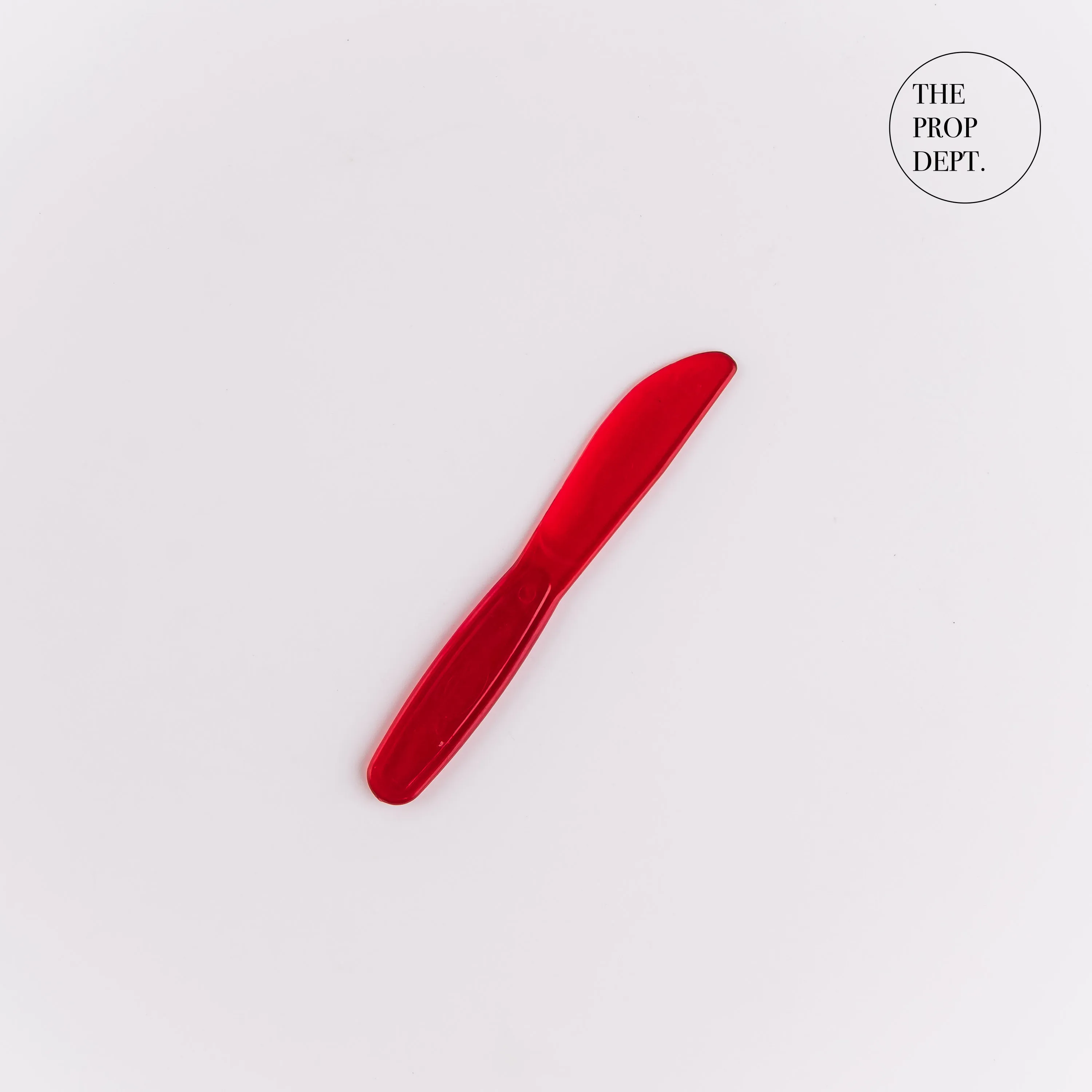 UT23-0305 - Red Plastic Knife - 4.25" (L)