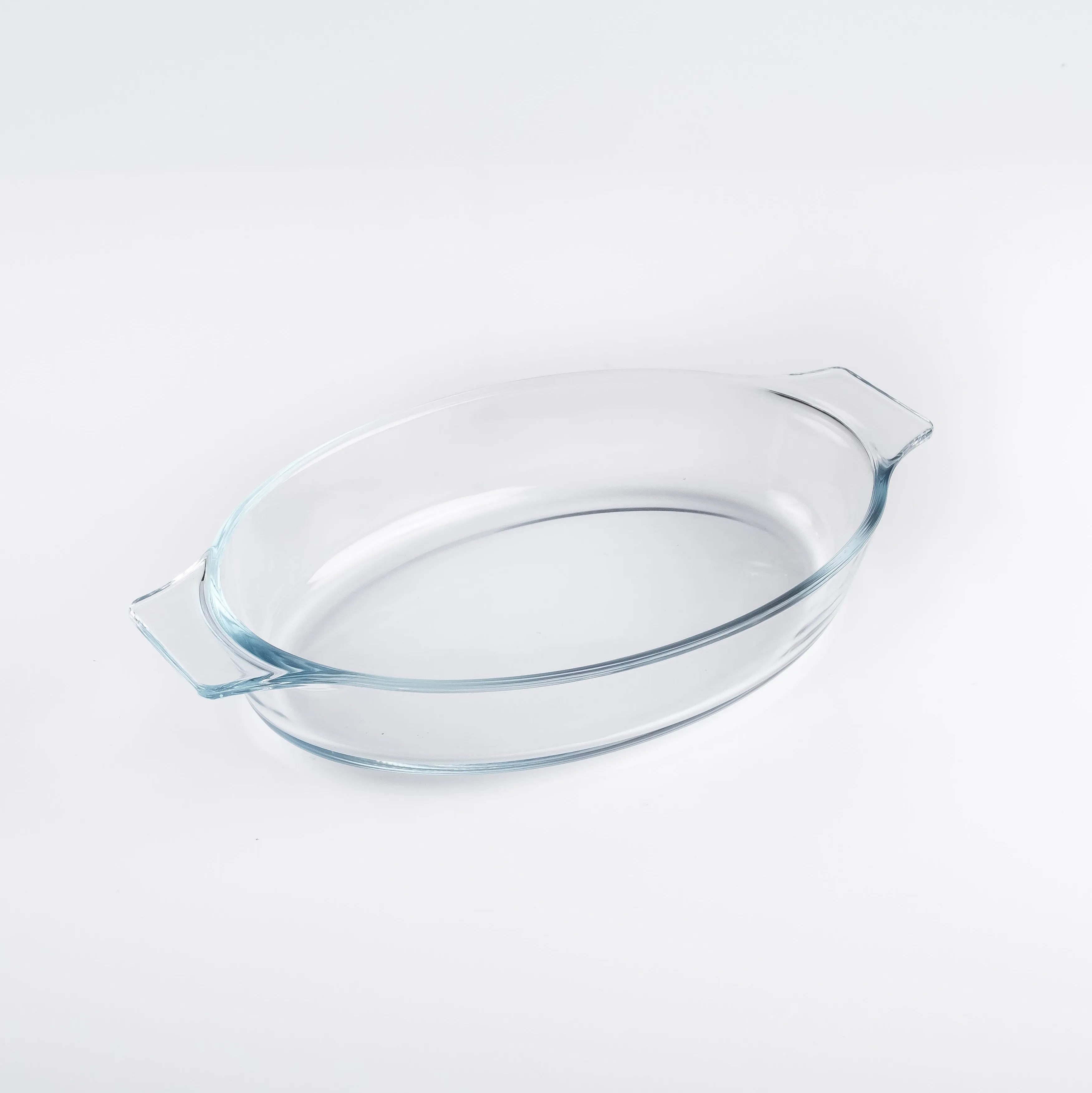 BW21-0331 - Clear Glass Casseroles - 8.75" 6" 1.75" (LWH)