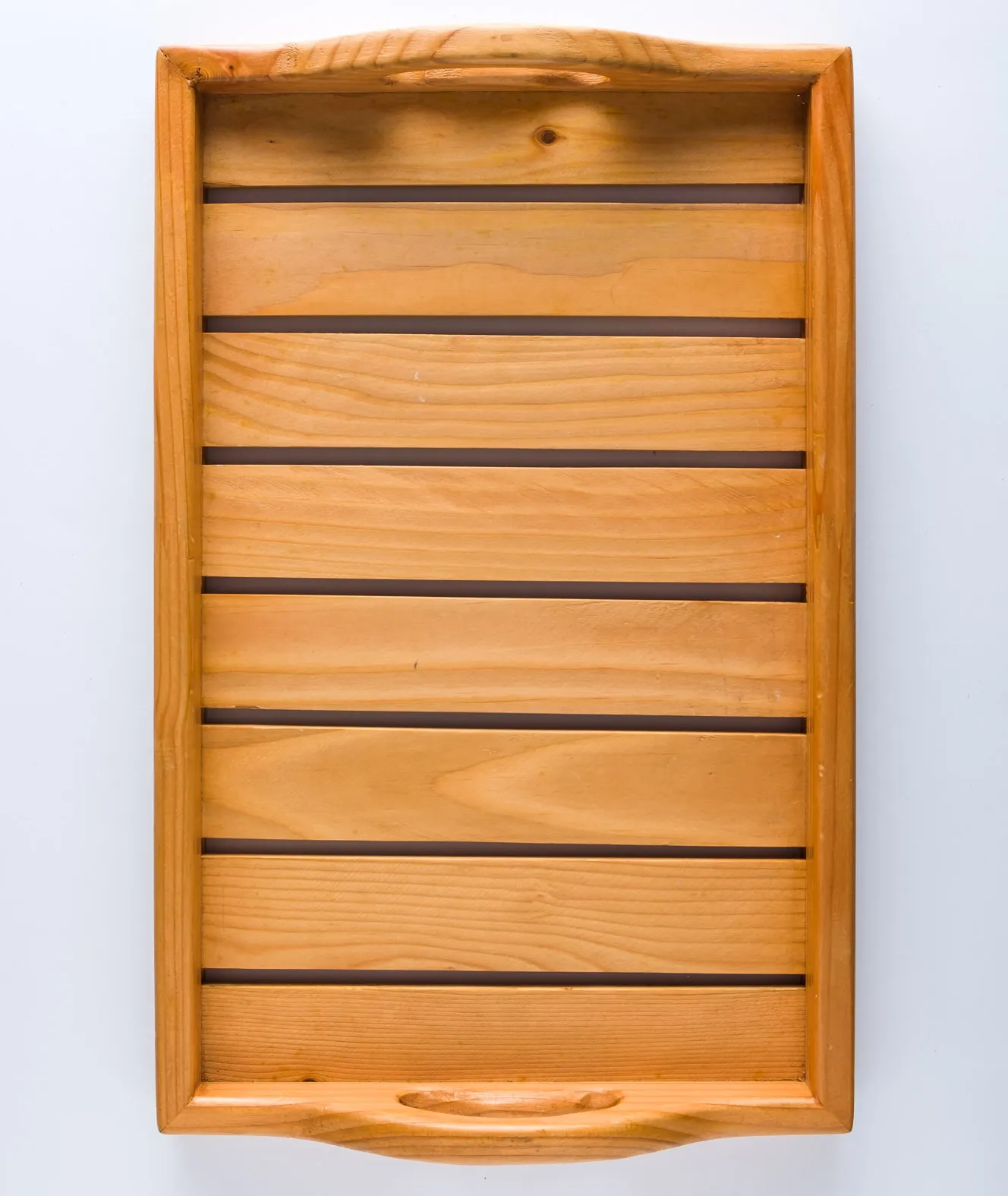 BO20-0034 - Brown Wood Tray - 16" 10.25" 1.25" (LWH)