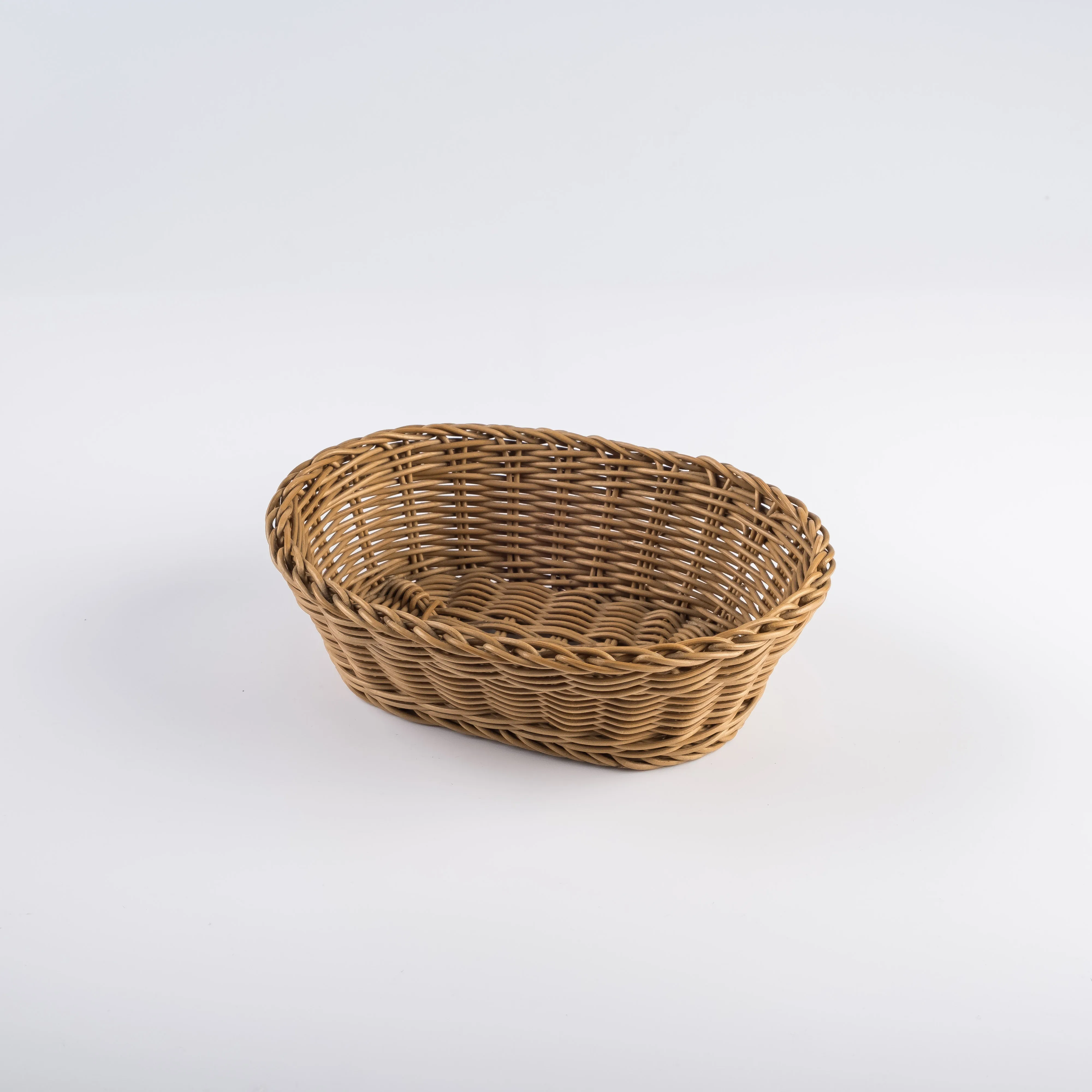 WW21-0037 - Brown Fiber Basket - 8" 6" 2.5" (LWH)