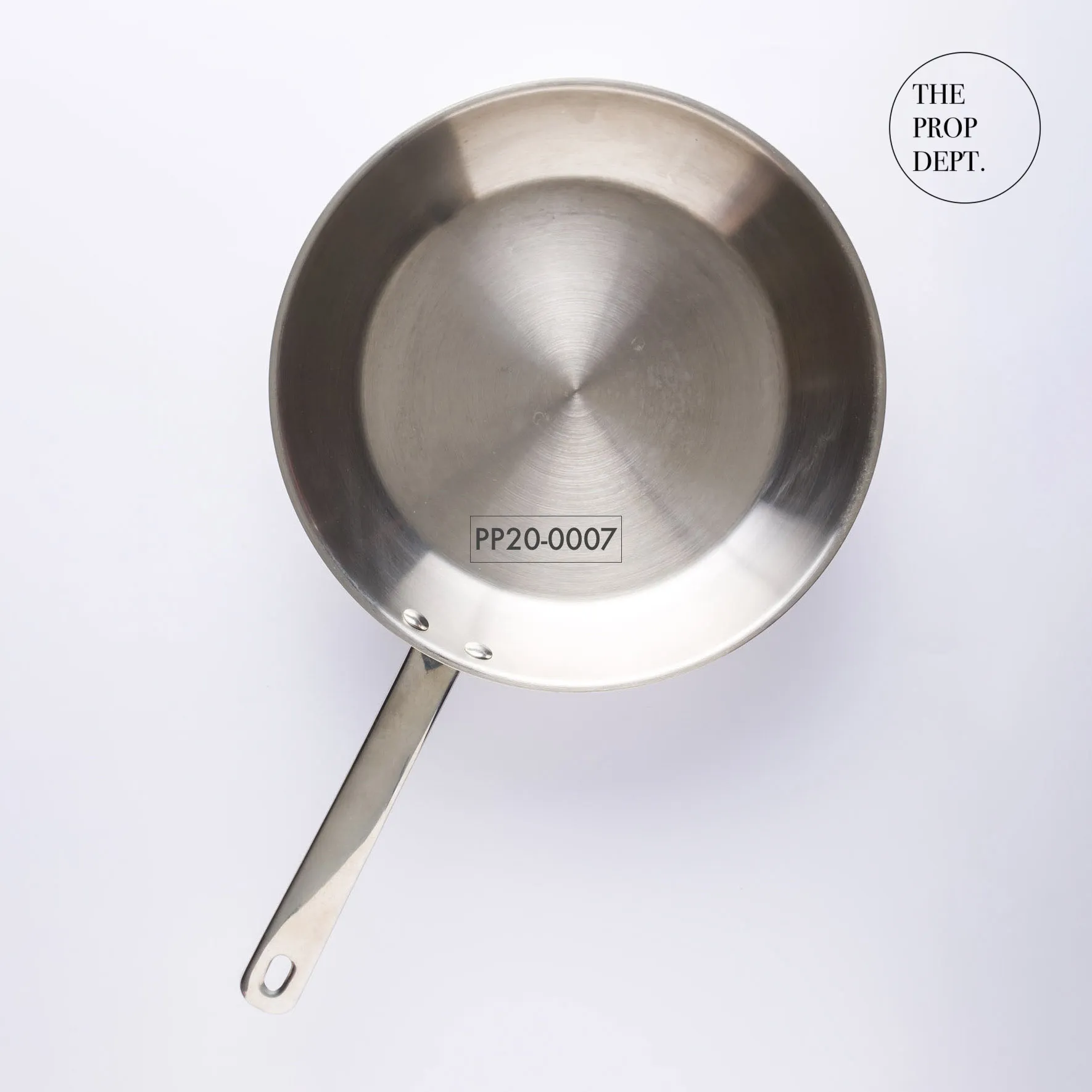 PP20-0007 - Silver Stainless Steel Pan - 11.5" 2.25" (DH)