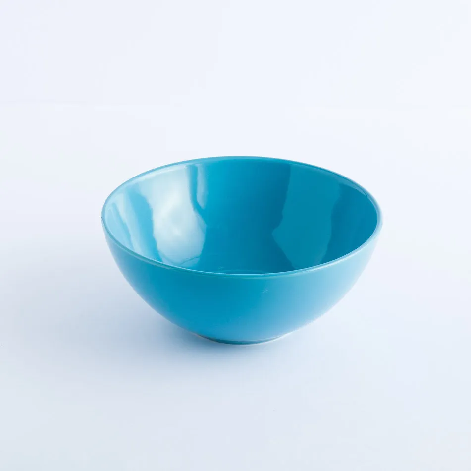 BW20-0075 - Blue Ceramic Bowl - 6.25" 2.75" (DH)