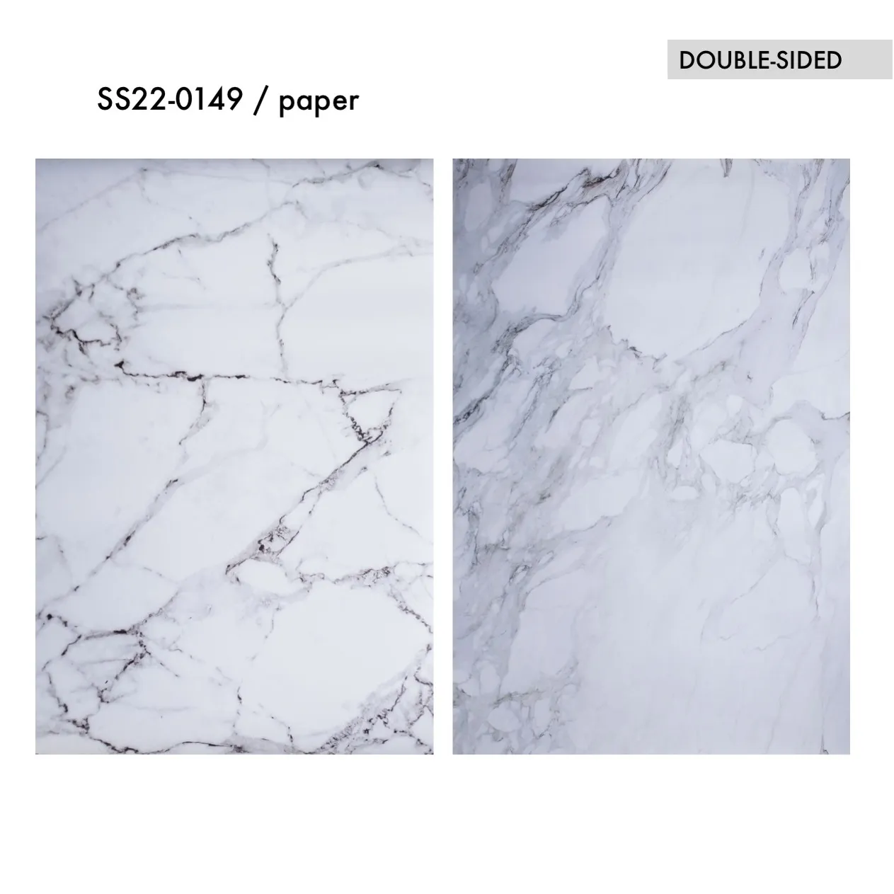 SS22-0149 - White Grey Paper Surface - 34.5" 22" (LW)