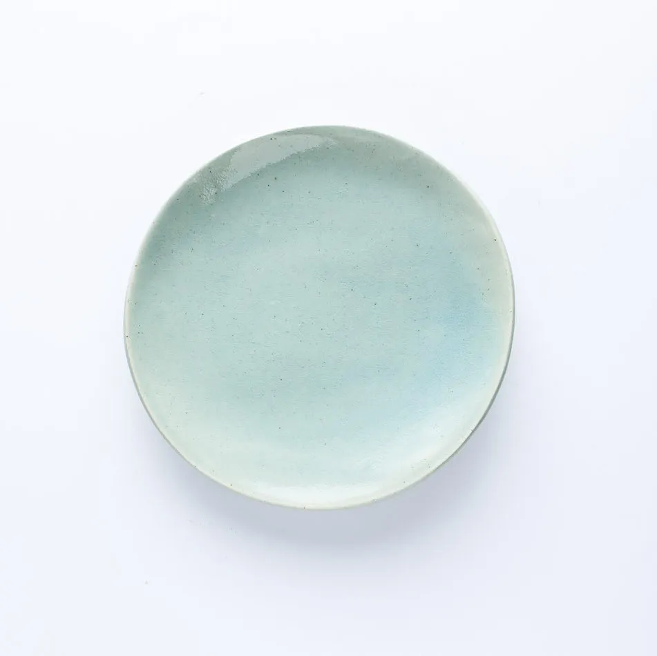 ST20-0043 - Blue Stoneware Plate - 6.5" (D)