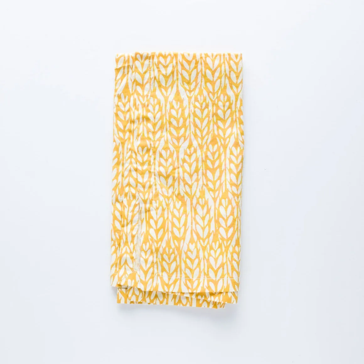 LN20-0018 - Yellow White Fabric Table napkin