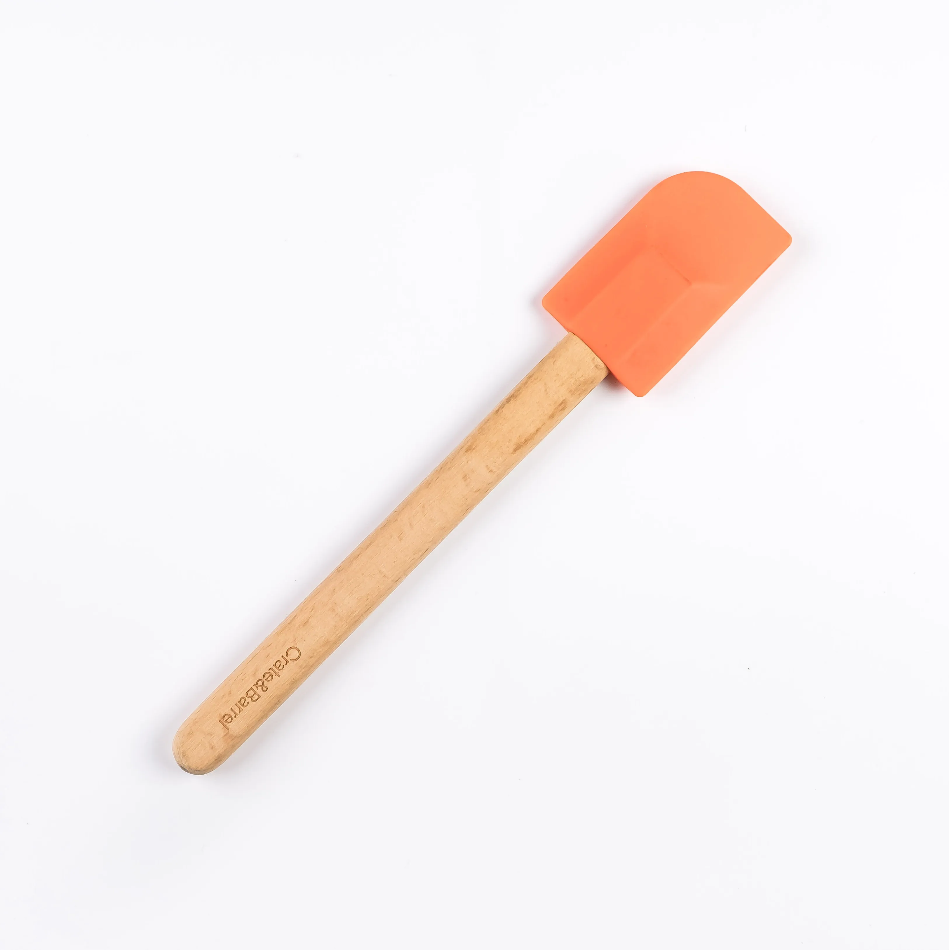 UT21-0037 - Orange Brown Silicone Spatula - 11.75" (L)