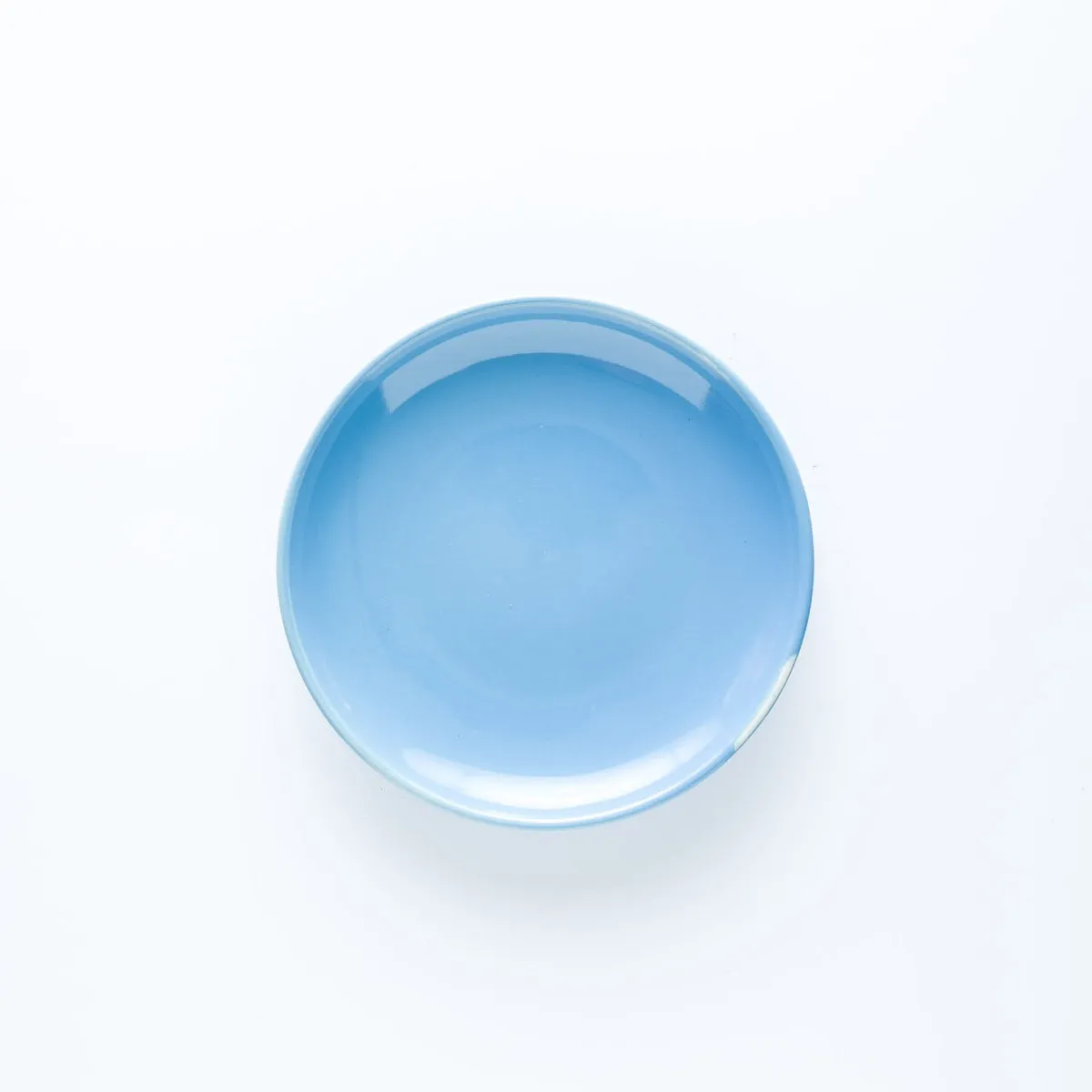 PL20-0012 - Blue Ceramic Plate - 6" (D)