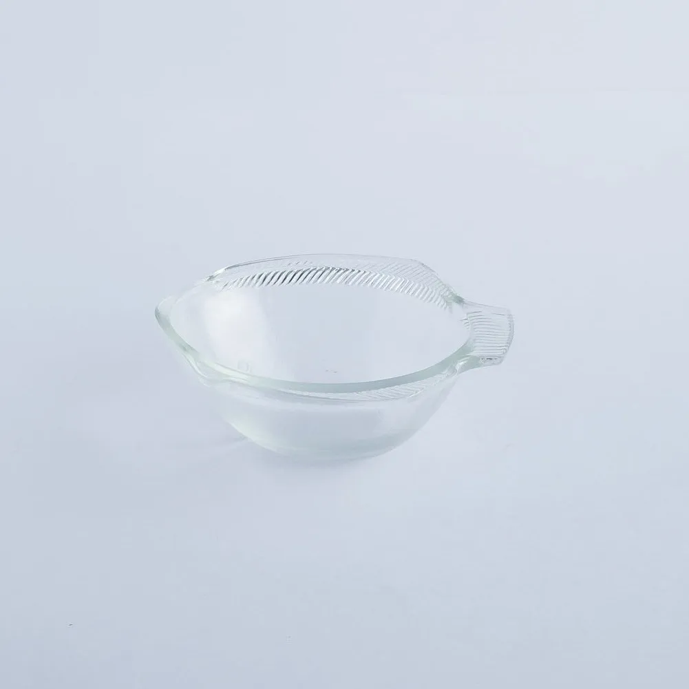 BW20-0009 - Clear Glass Bowl - 5" 4.75" 1.75" (LWH)