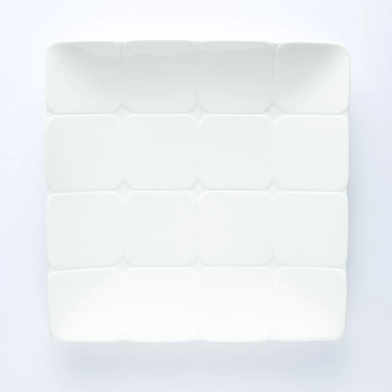 PL20-0143 - White Ceramic Plate - 10" 10" (LW)