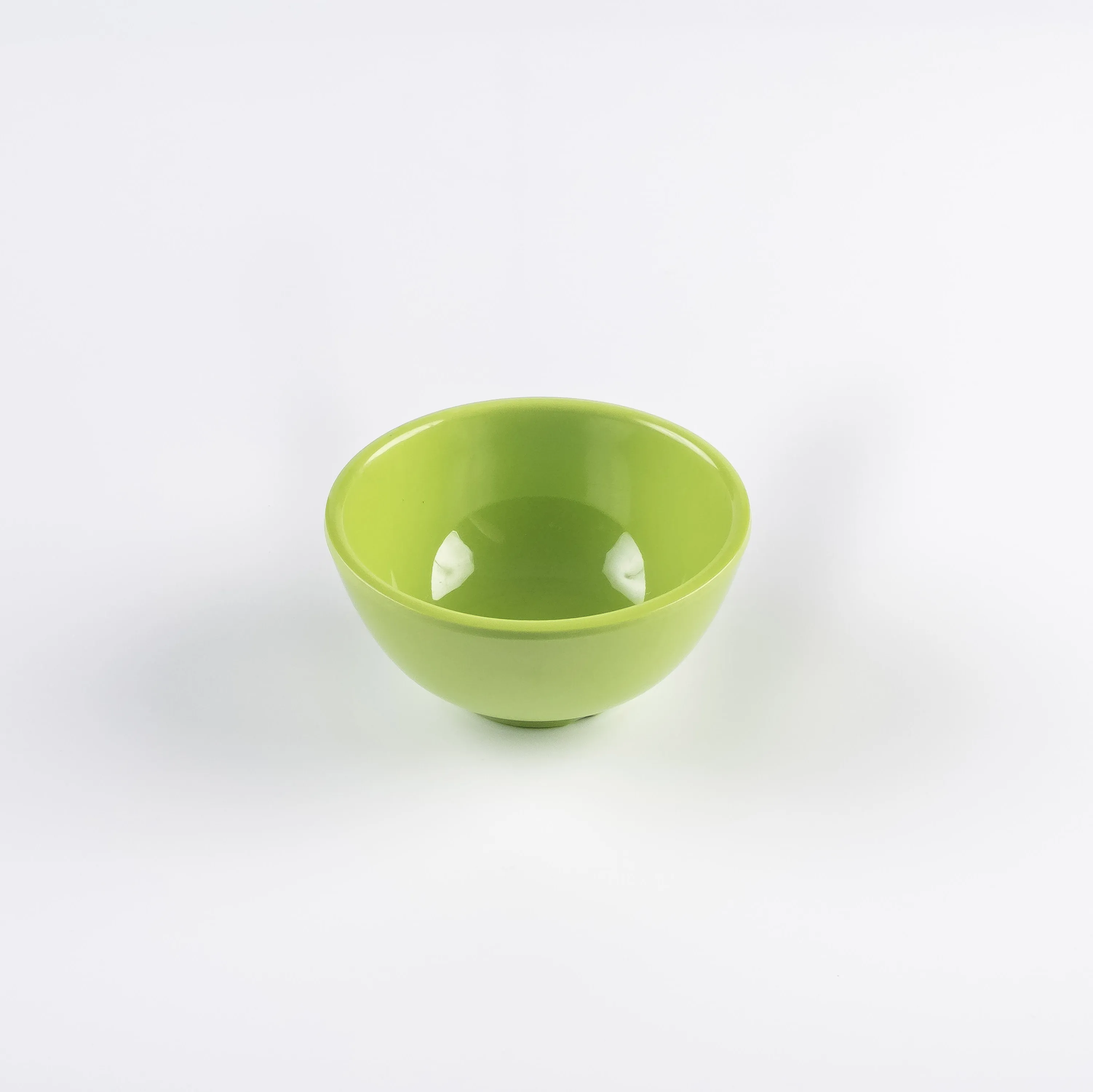 BW21-0394 - Green Melamine Bowl - 4" 2" (DH)