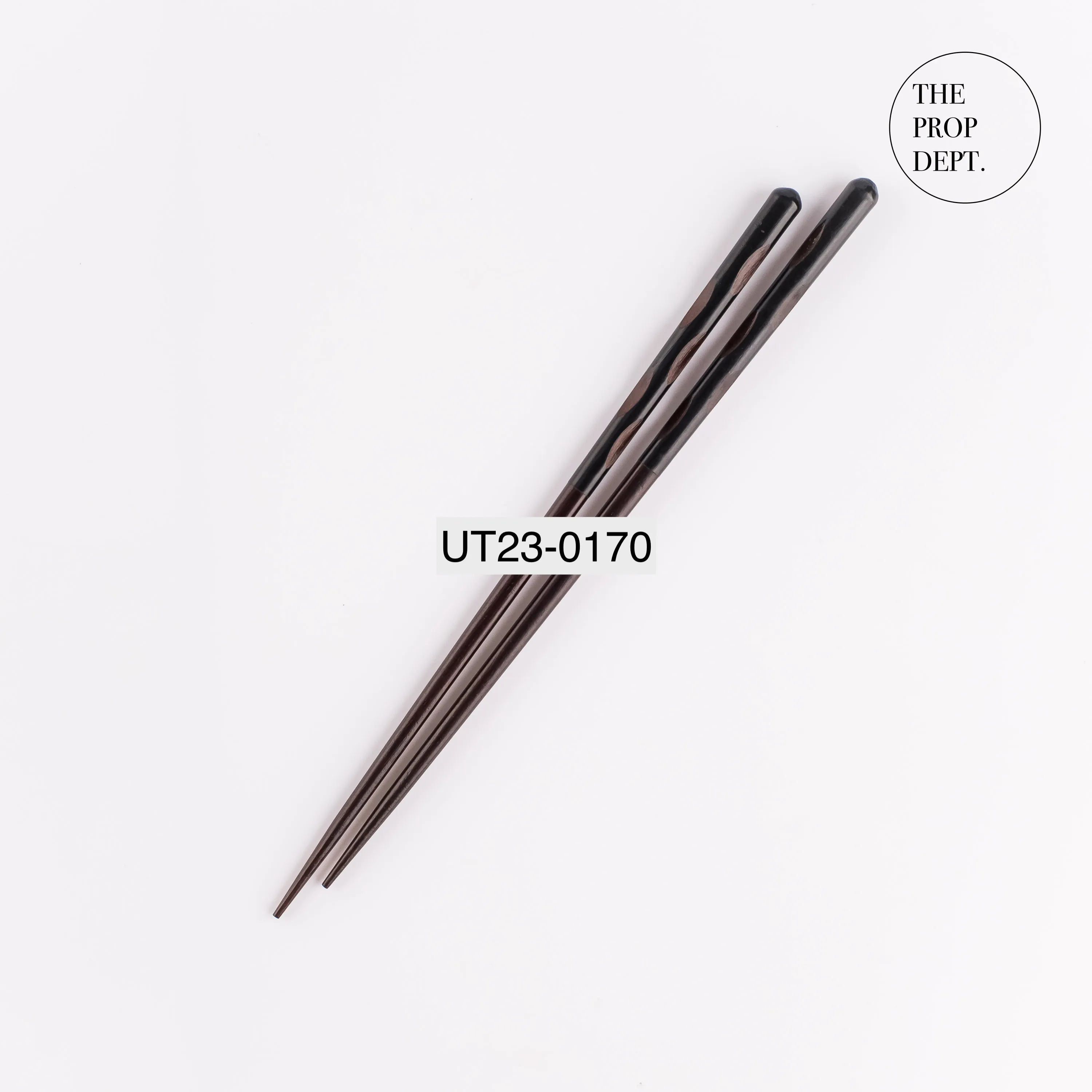 UT23-0170 - Brown Wood Chopsticks - 9.25" (L)