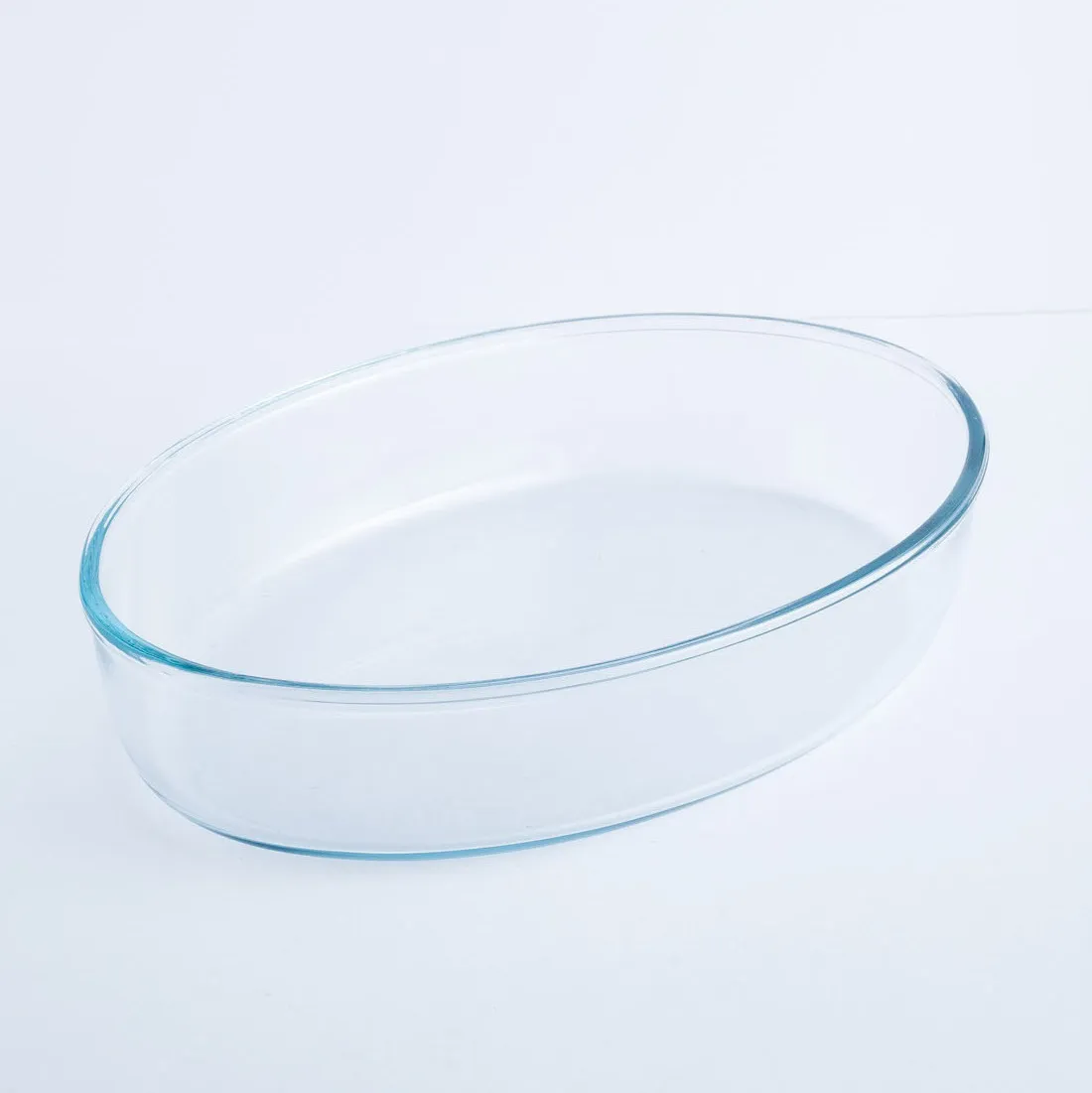 BW20-0284 - Clear Glass Casserole - 10" 7" 2.5" (LWH)