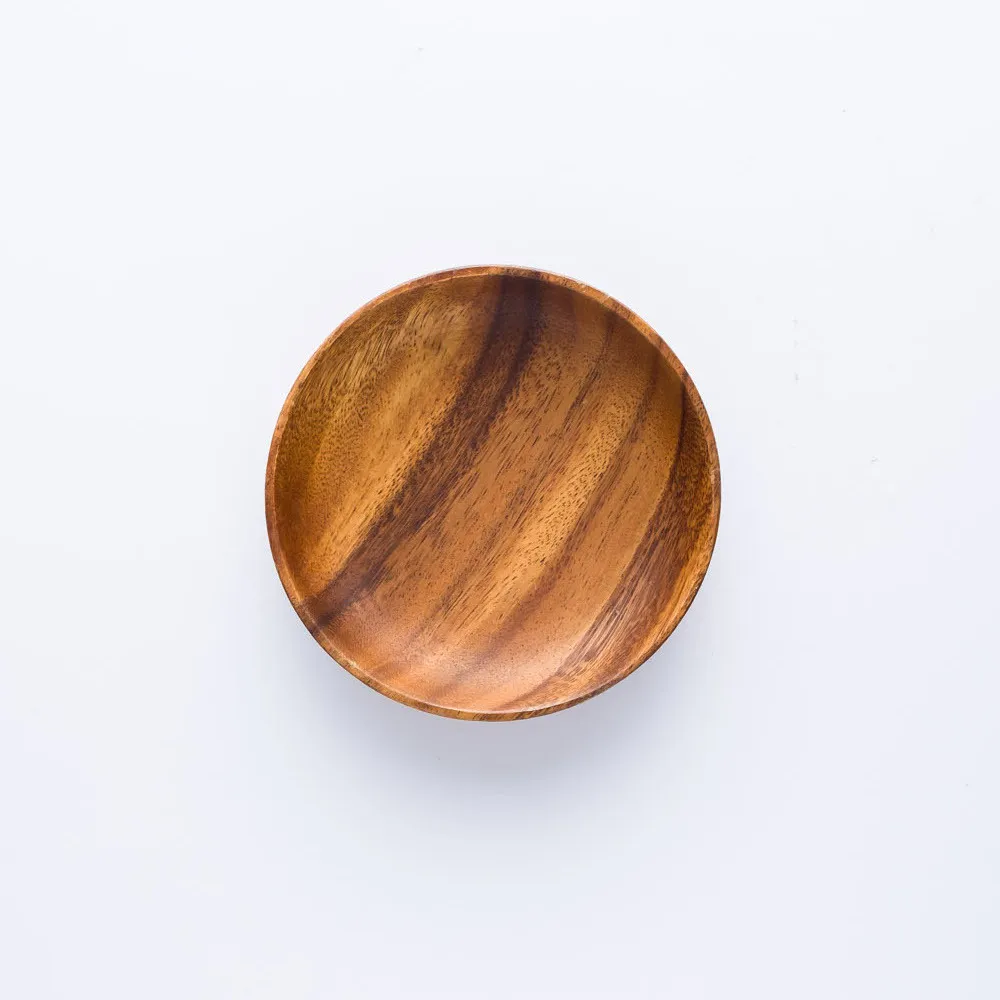 WW20-0024 - Brown Wooden Wares - 5" 1" (DH)