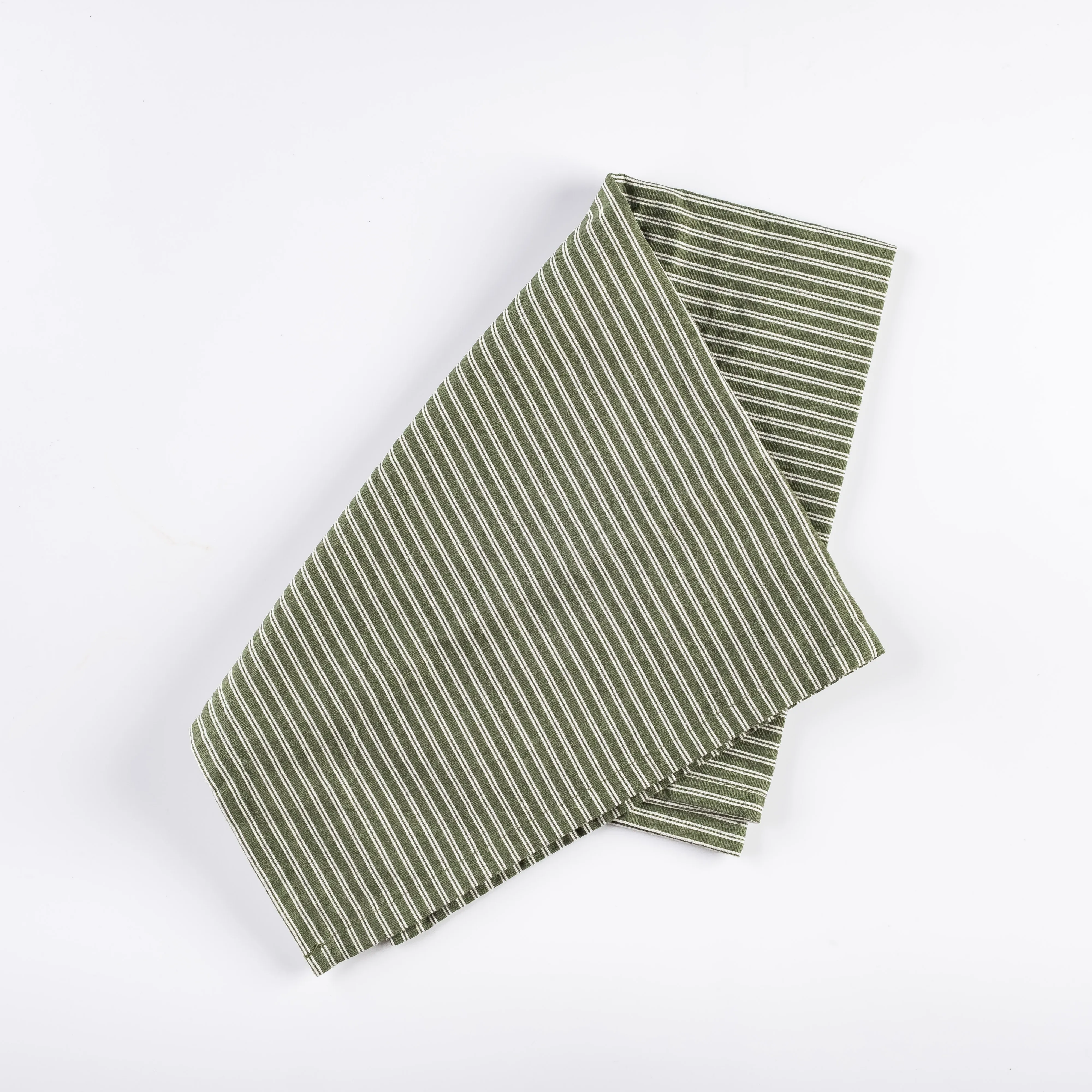 LN21-0132 - Green White Fabric Kitchen towel