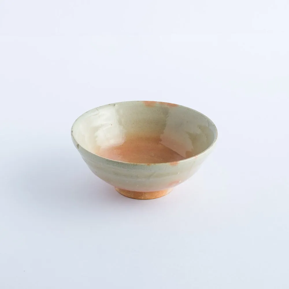 BW20-0163 - Pink Brown Ceramic Bowl - 5" 2" (DH)