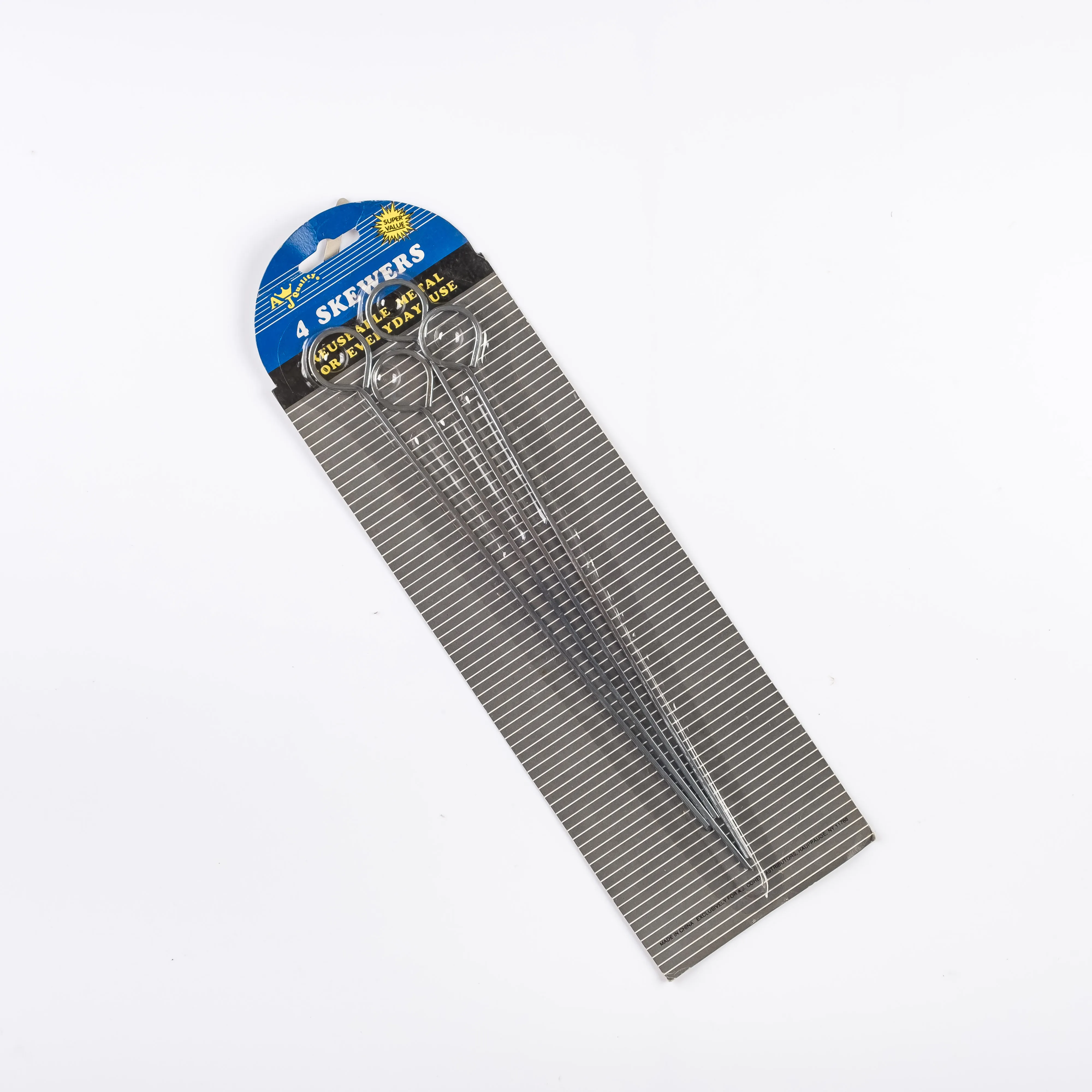 UT21-0070 - Silver Metal Skewers - 10" (L)