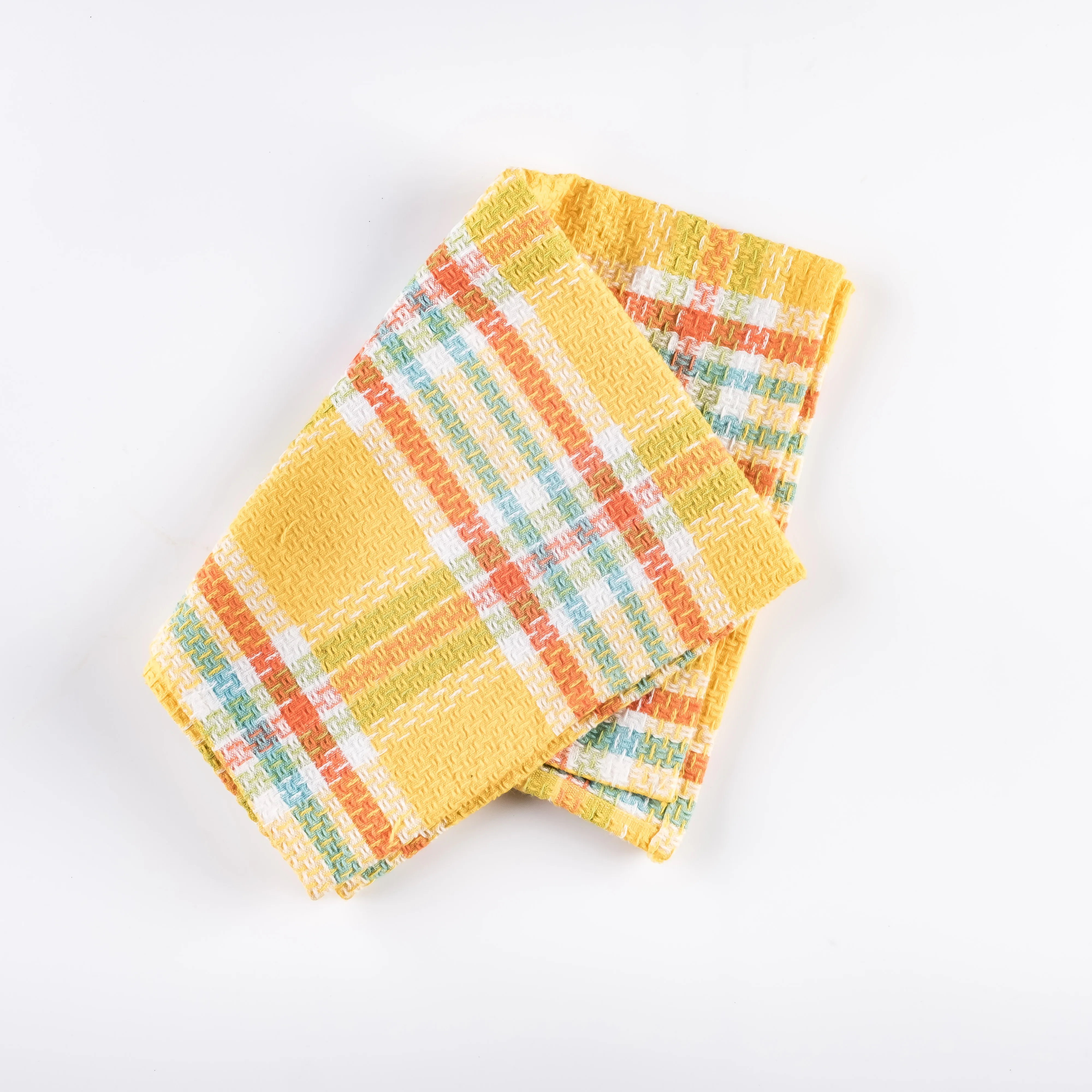 LN21-0139 - Yellow Orange Fabric Kitchen towel