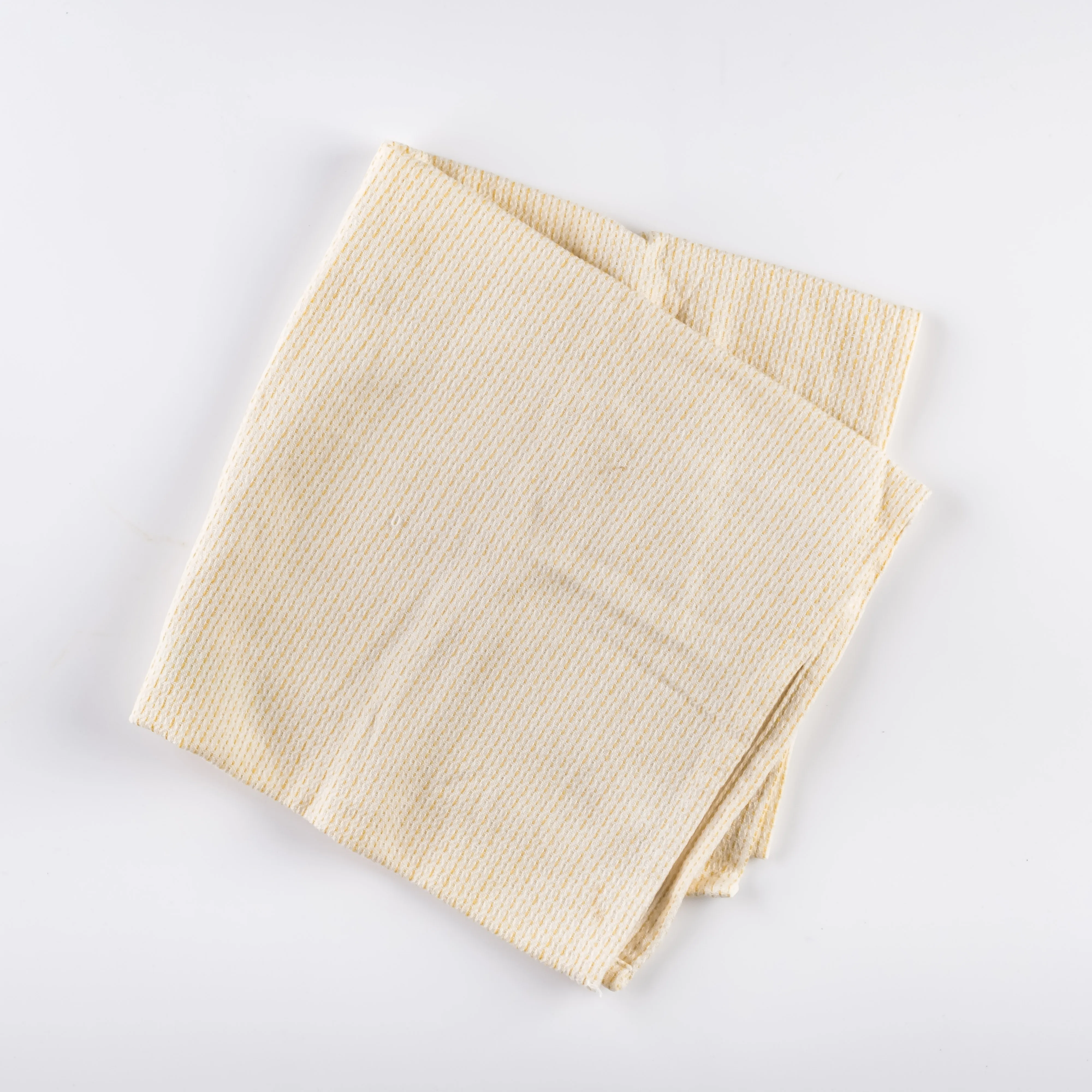 LN21-0153 - Yellow White Fabric Kitchen towel