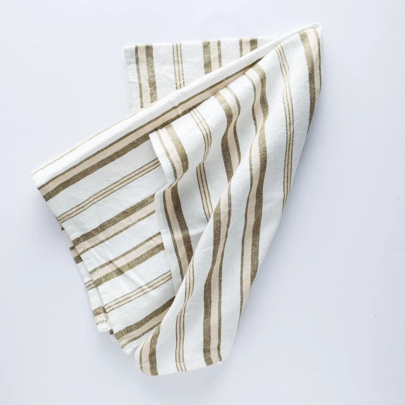 LN20-0042 - Brown White Fabric Kitchen towel