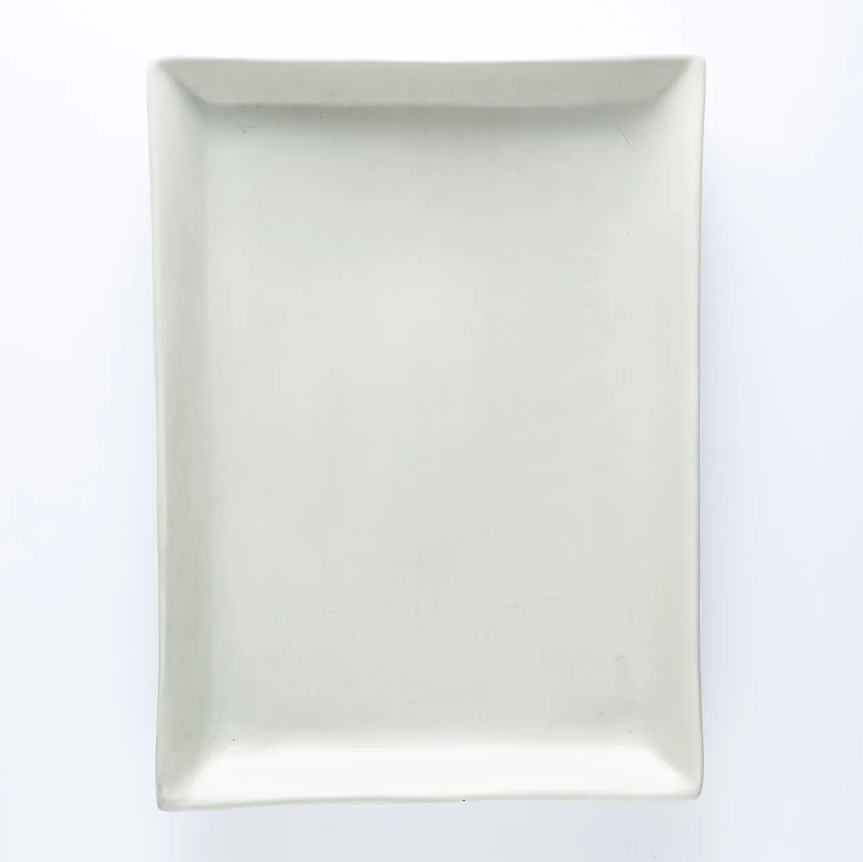 ST20-0040 - Grey Stoneware Platter - 12.5" 9" (LW)