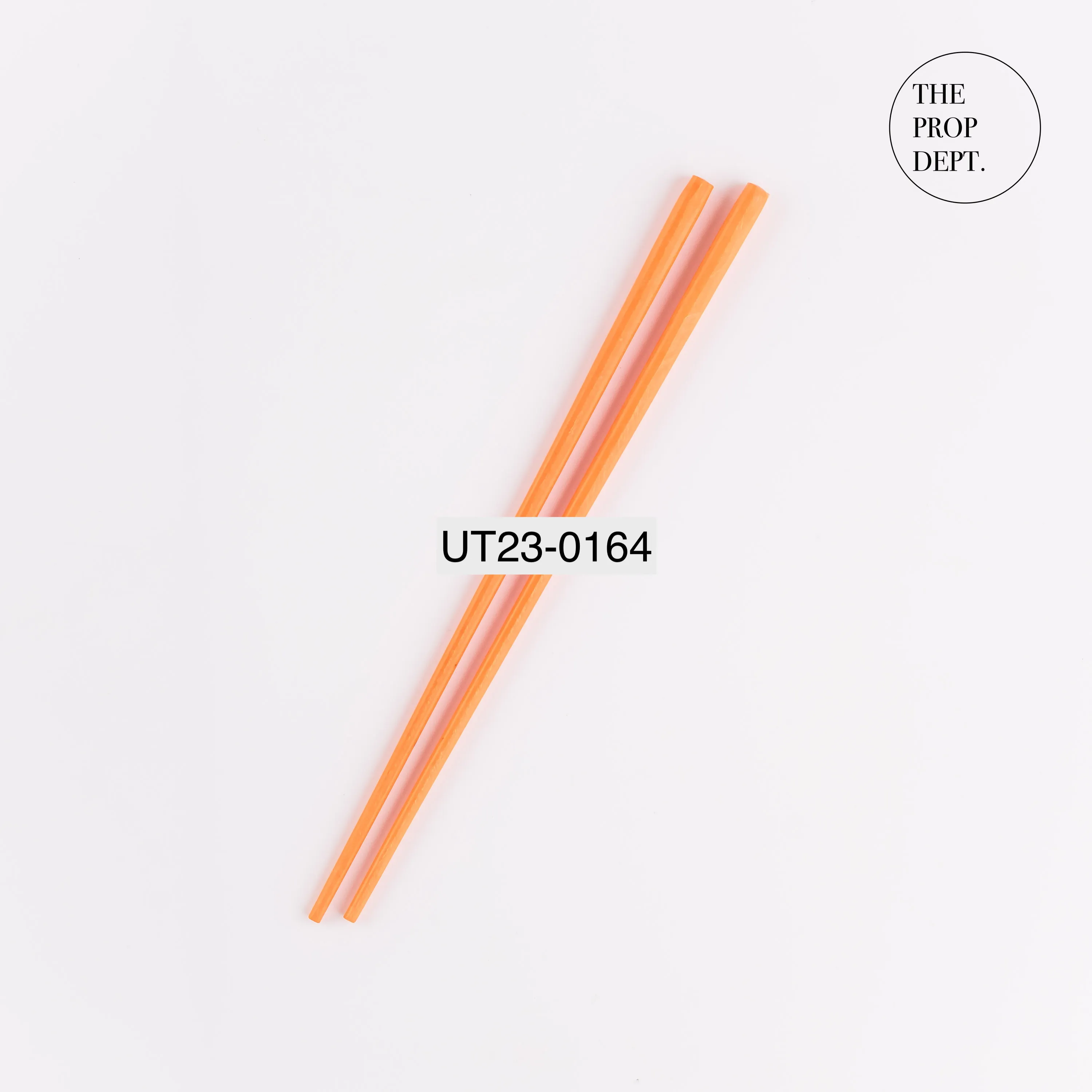 UT23-0164 - Orange Plastic Chopsticks - 8.75" (L)