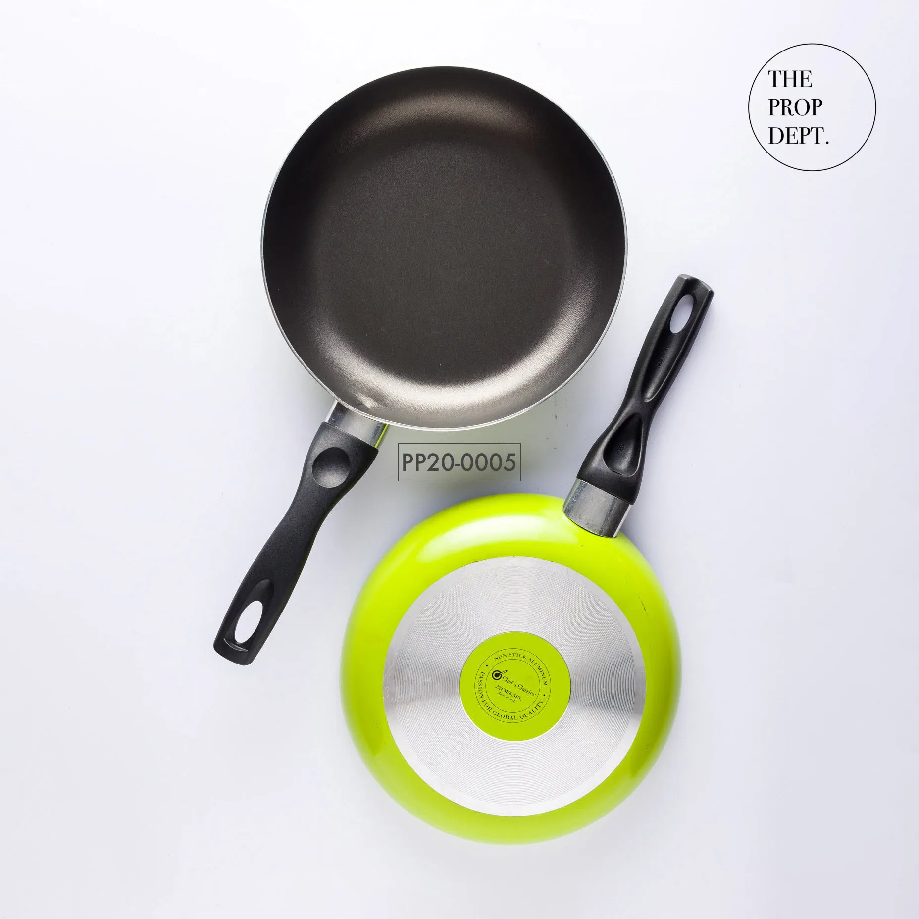 PP20-0005 - Black Green Pan - 8.75" 1.25" (DH)