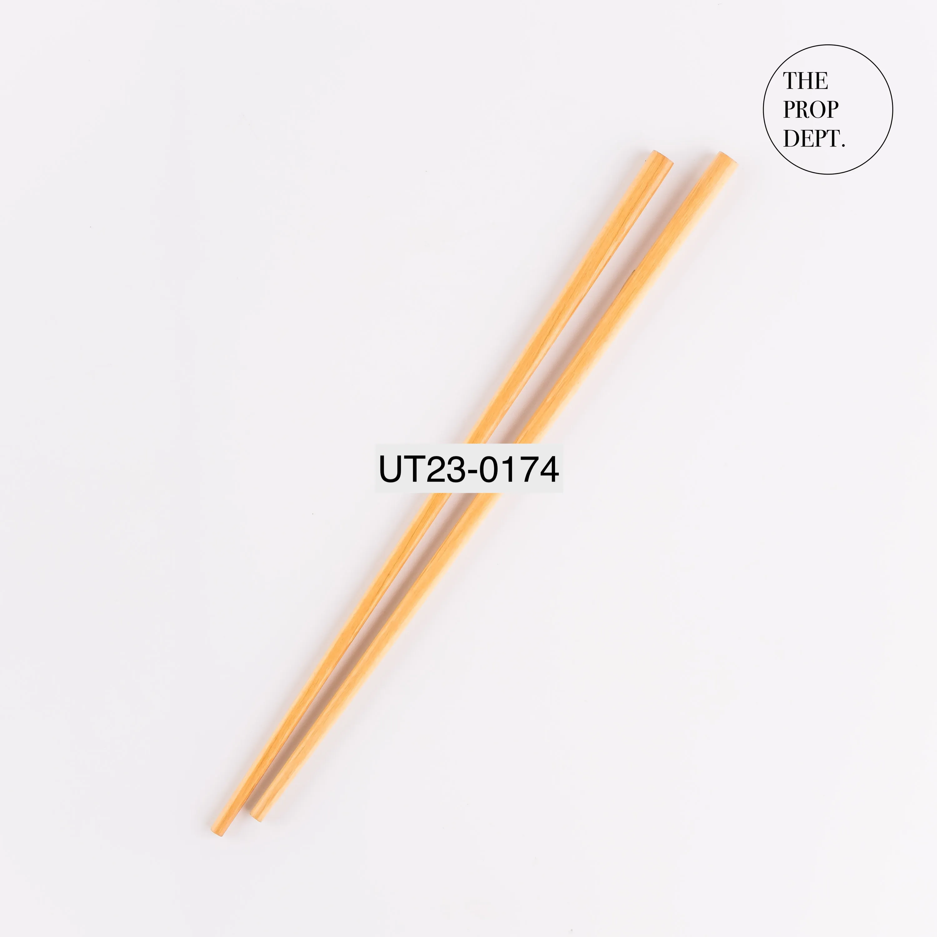 UT23-0174 - Brown Wood Chopsticks - 9.8" (L)