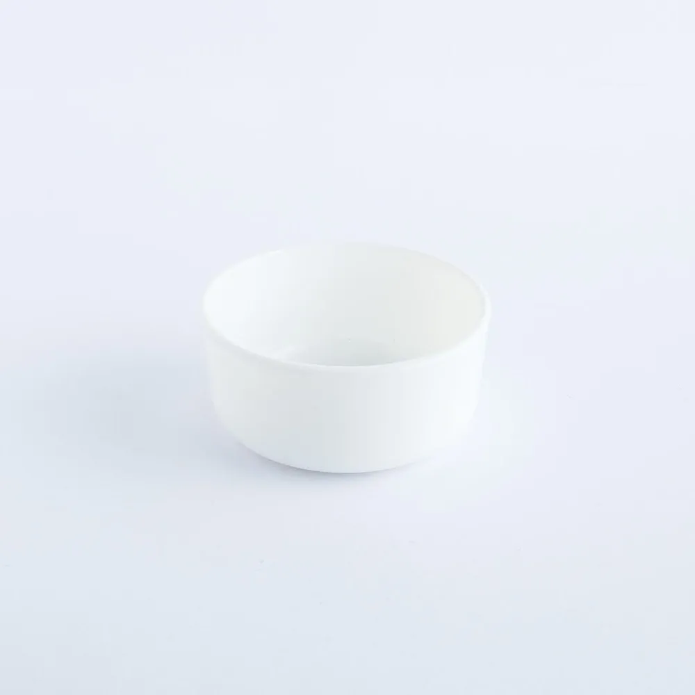 BW20-0189 - White Ceramic Bowl - 4.25" 2" (DH)