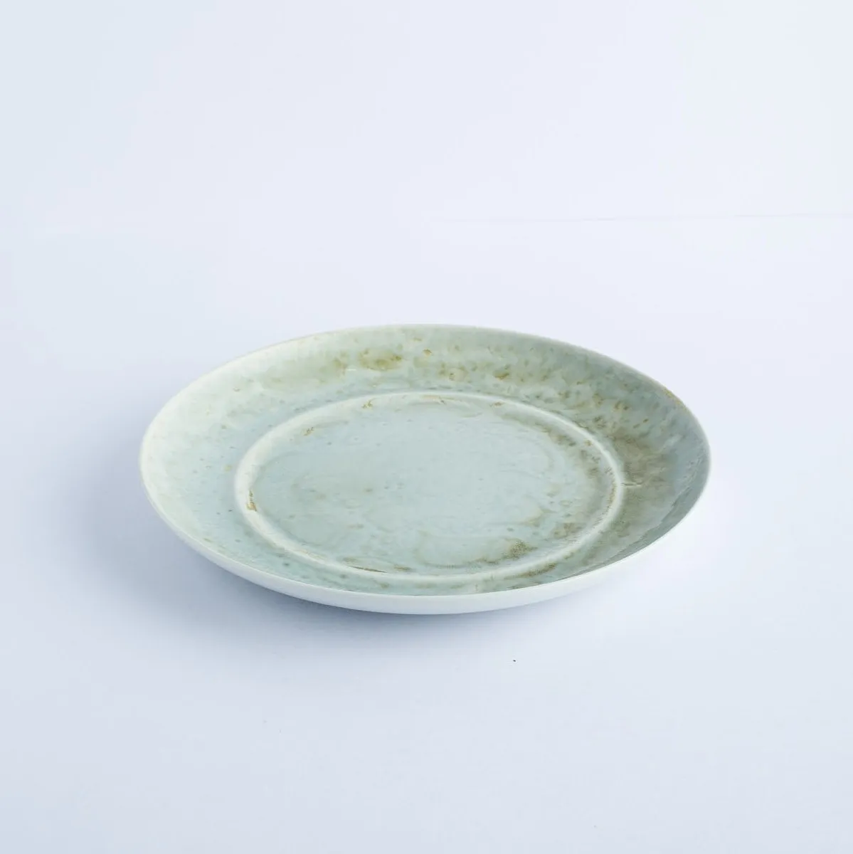 PL20-0001 - Blue Ceramic Plate - 8.75" (D)