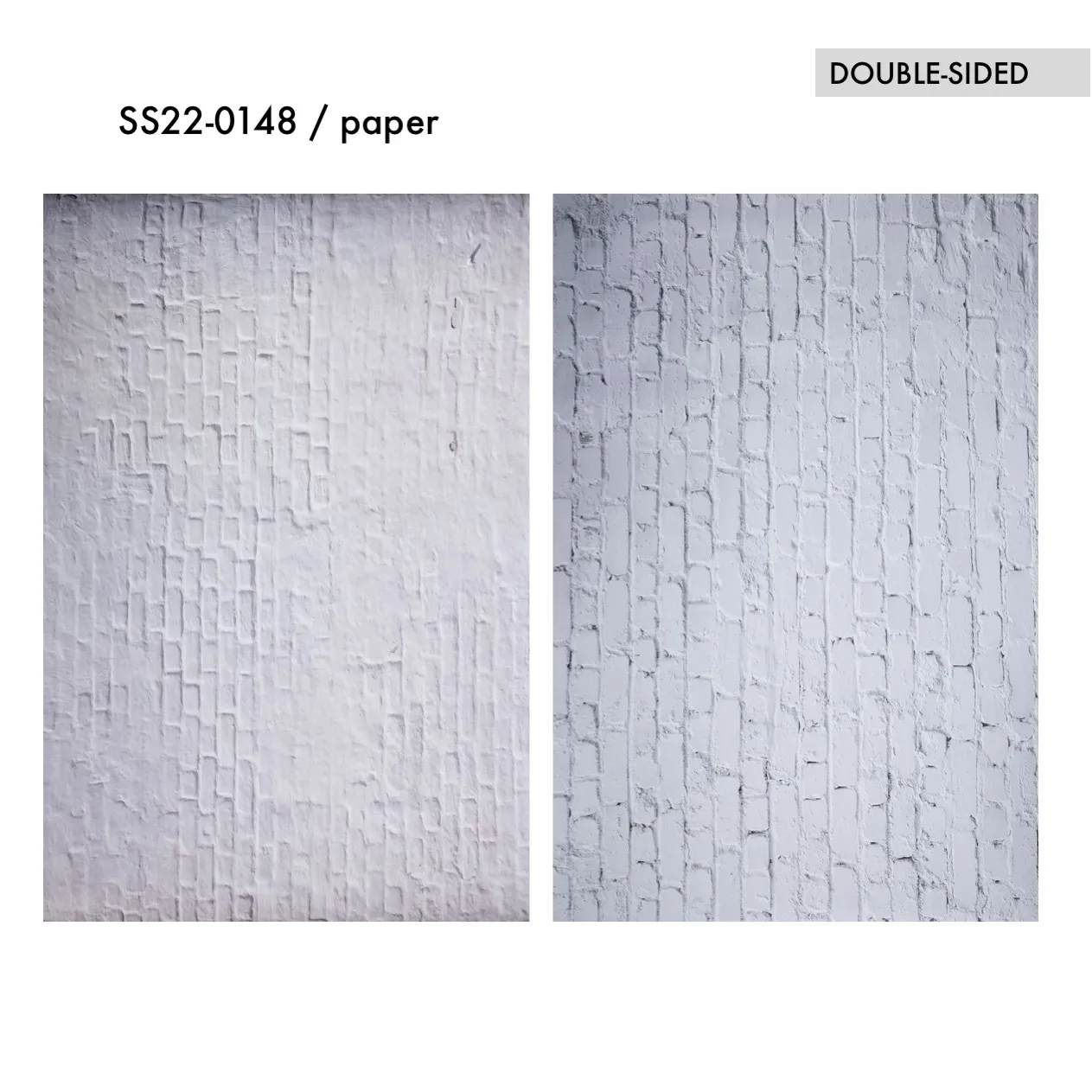 SS22-0148 - White Grey Paper Surface - 34.5" 22" (LW)