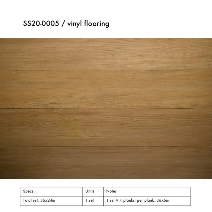 SS20-0005 - Brown Vinyl Flooring - 36" 24" (LW)