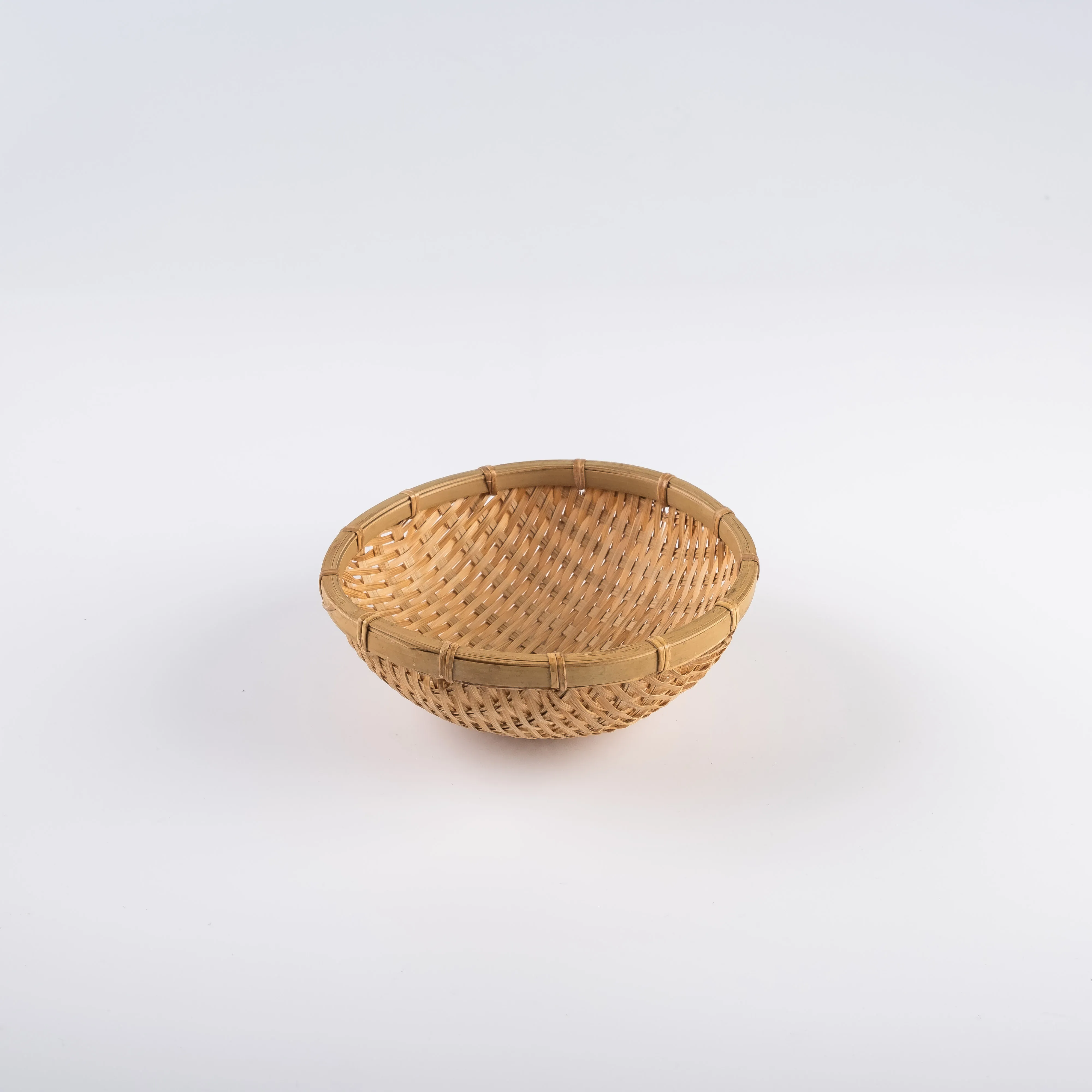 WW21-0039 - Brown Fiber Basket - 5.75" 2.25" (DH)