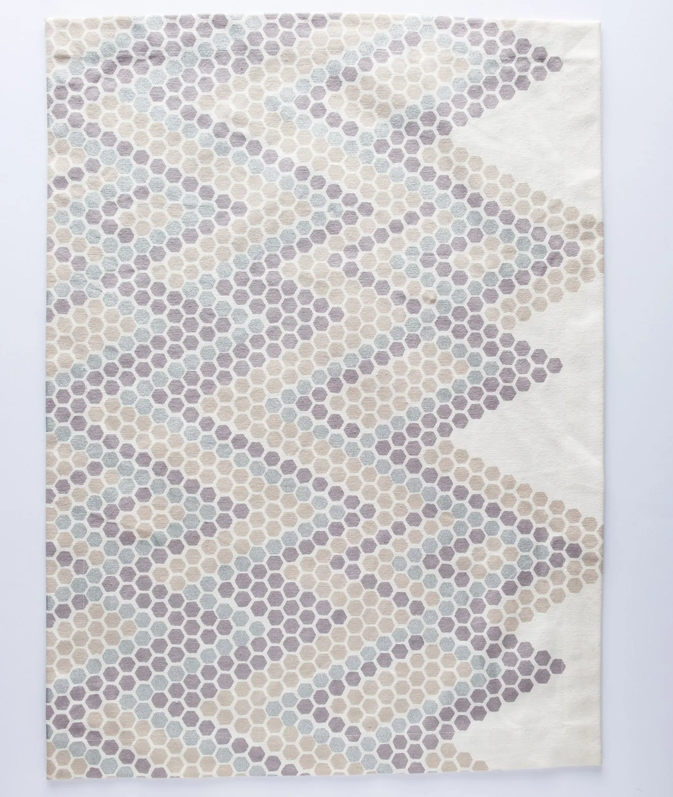 PM20-0012 - Beige Brown Fabric Placemat - 19.25" 14.25" (LW)