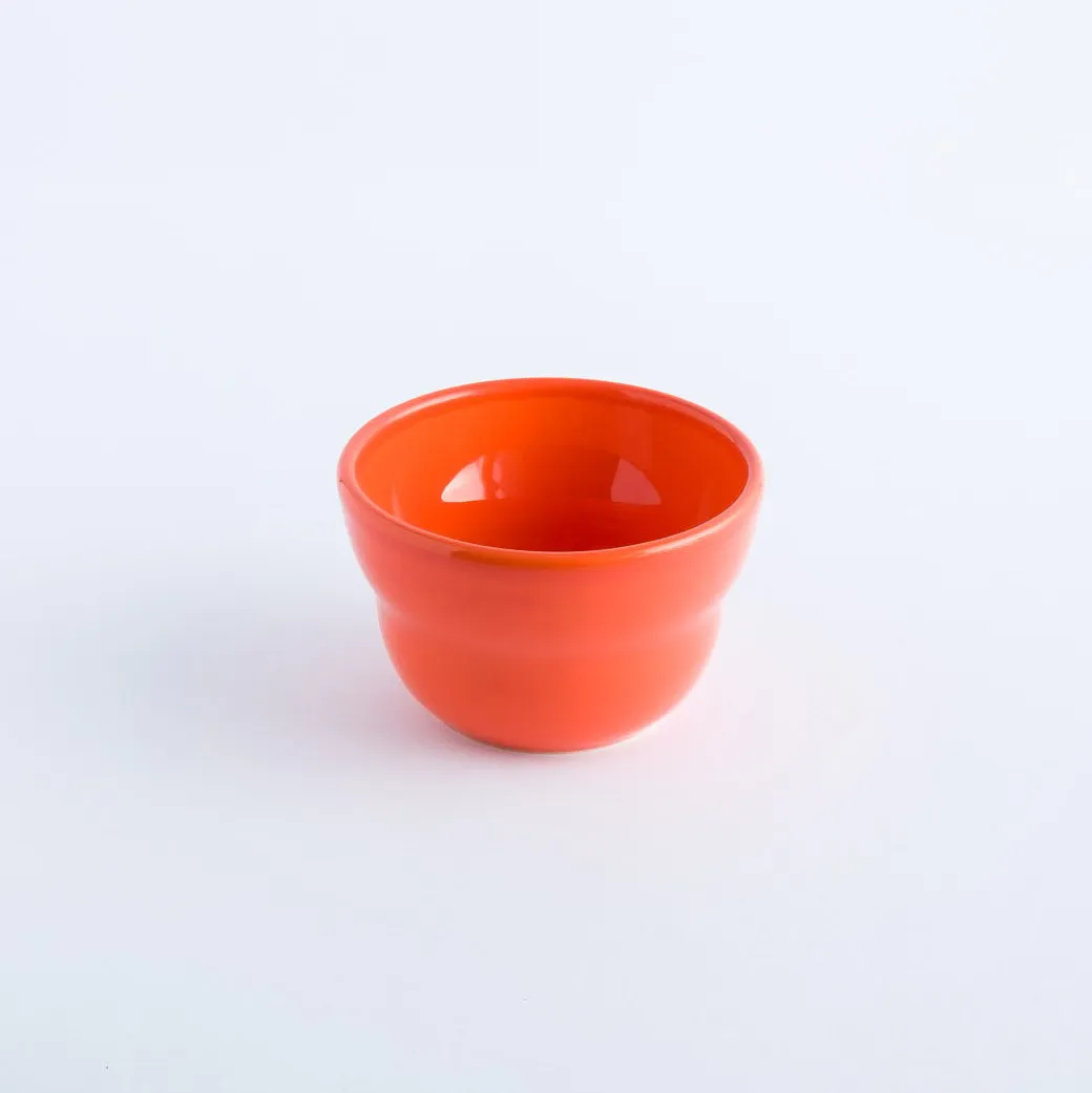 BW20-0097 - Orange Ceramic Bowl - 4" 2.5" (DH)