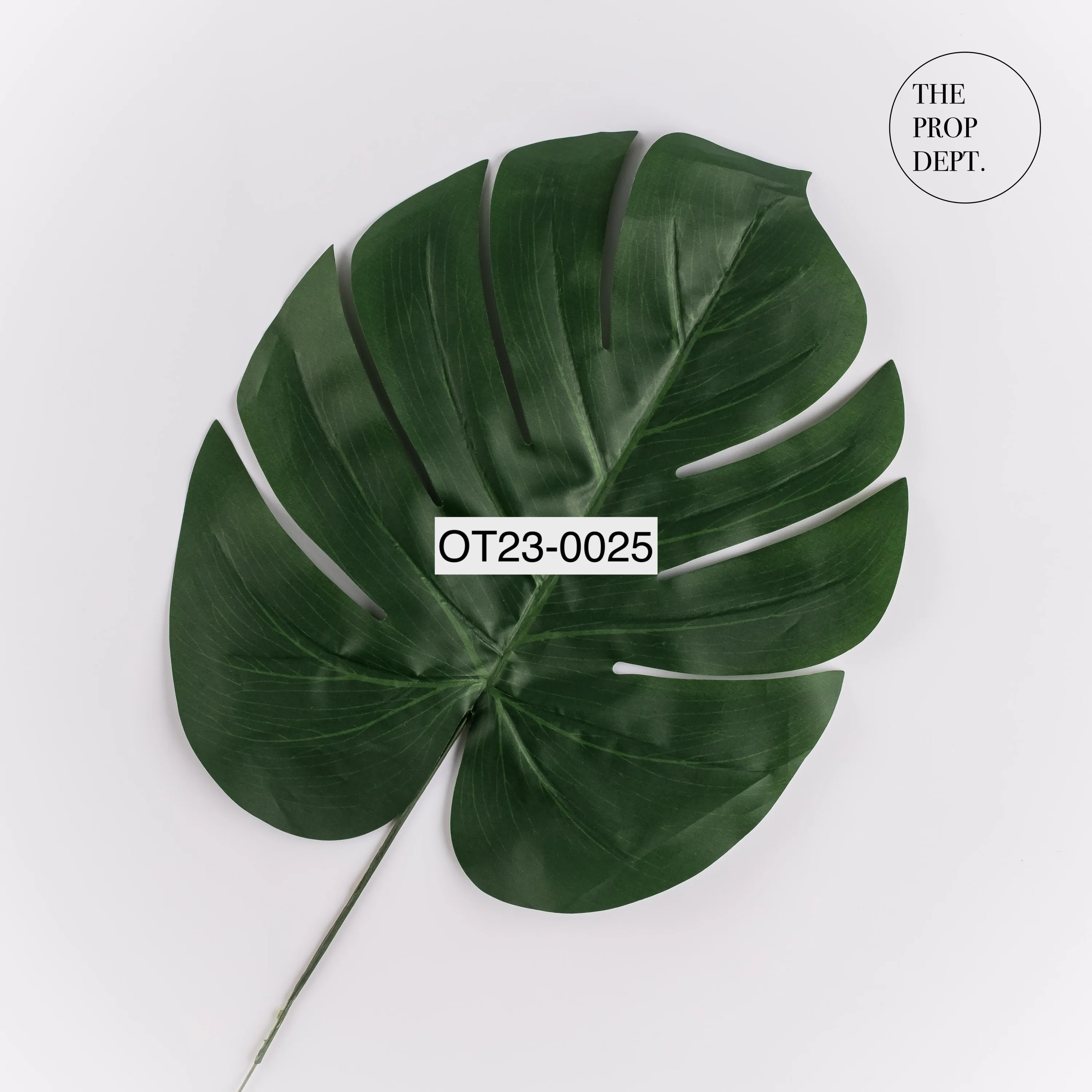OT23-0025 - Green Plastic Plant - 22" 11" (LW)