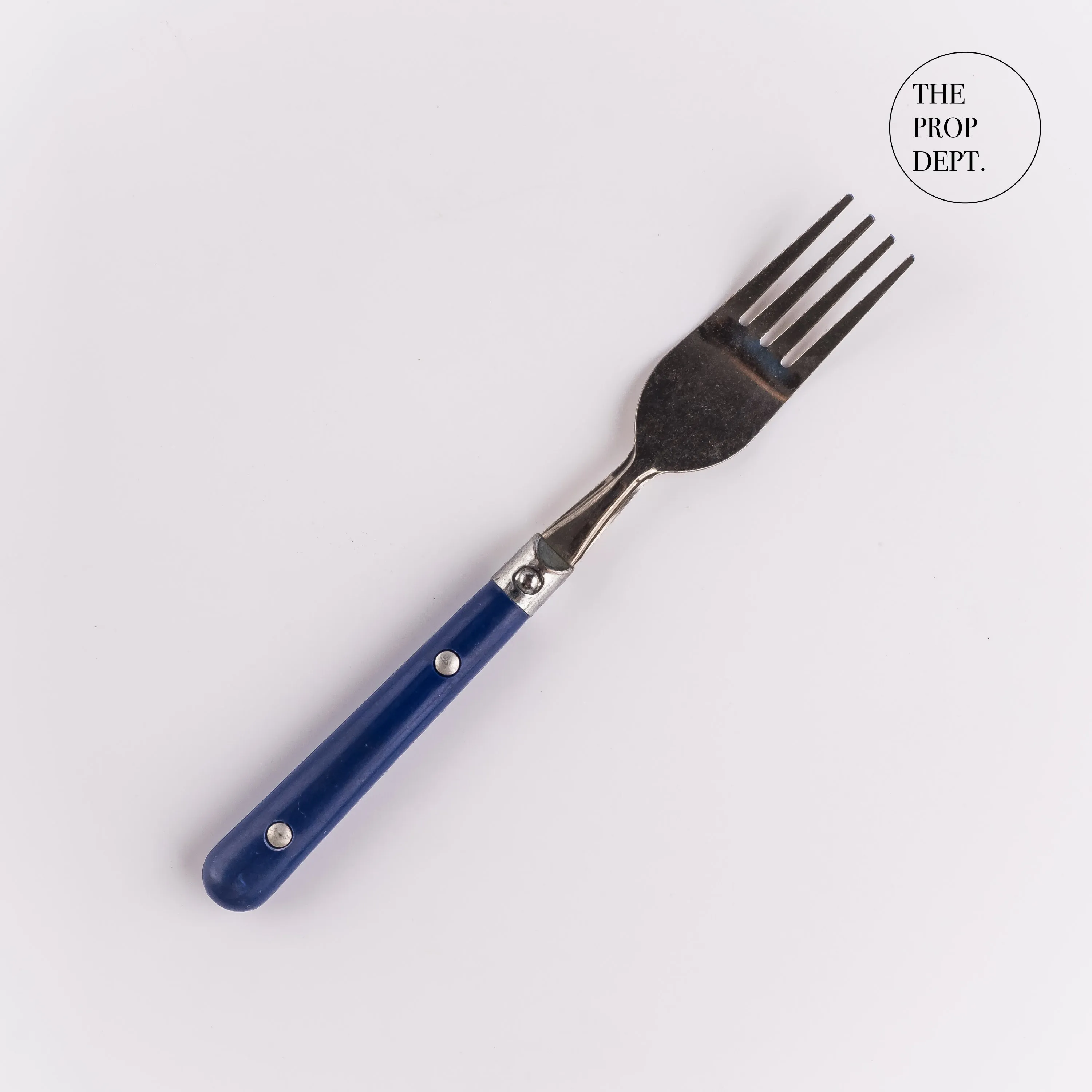 UT23-0276 - Blue Metal Fork - 7.5" (L)