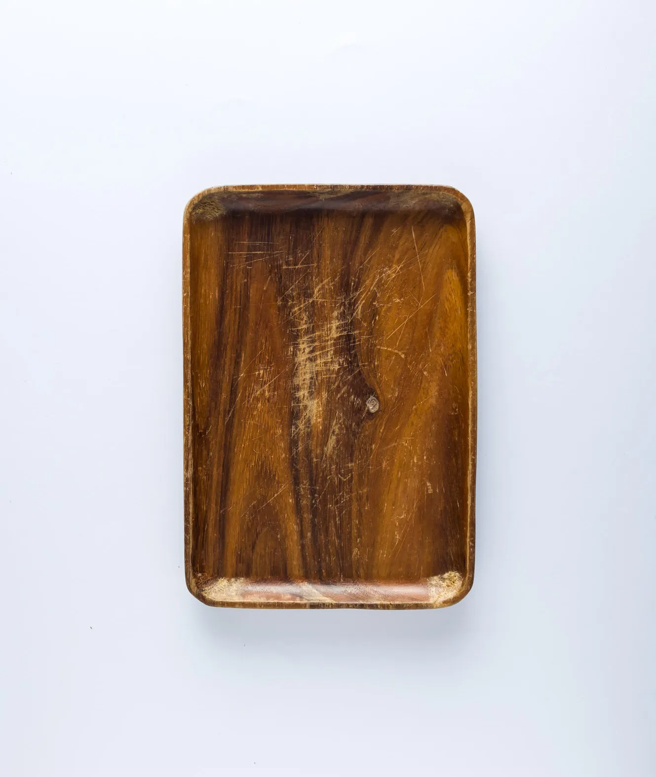 BO20-0029 - Brown Wood Tray - 10" 7" 1" (LWH)