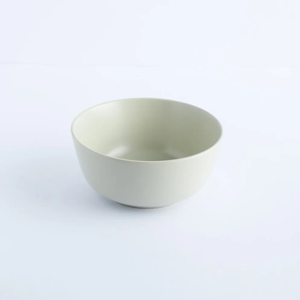 BW20-0110 - Beige Ceramic Bowl - 5.75" 2" (DH)
