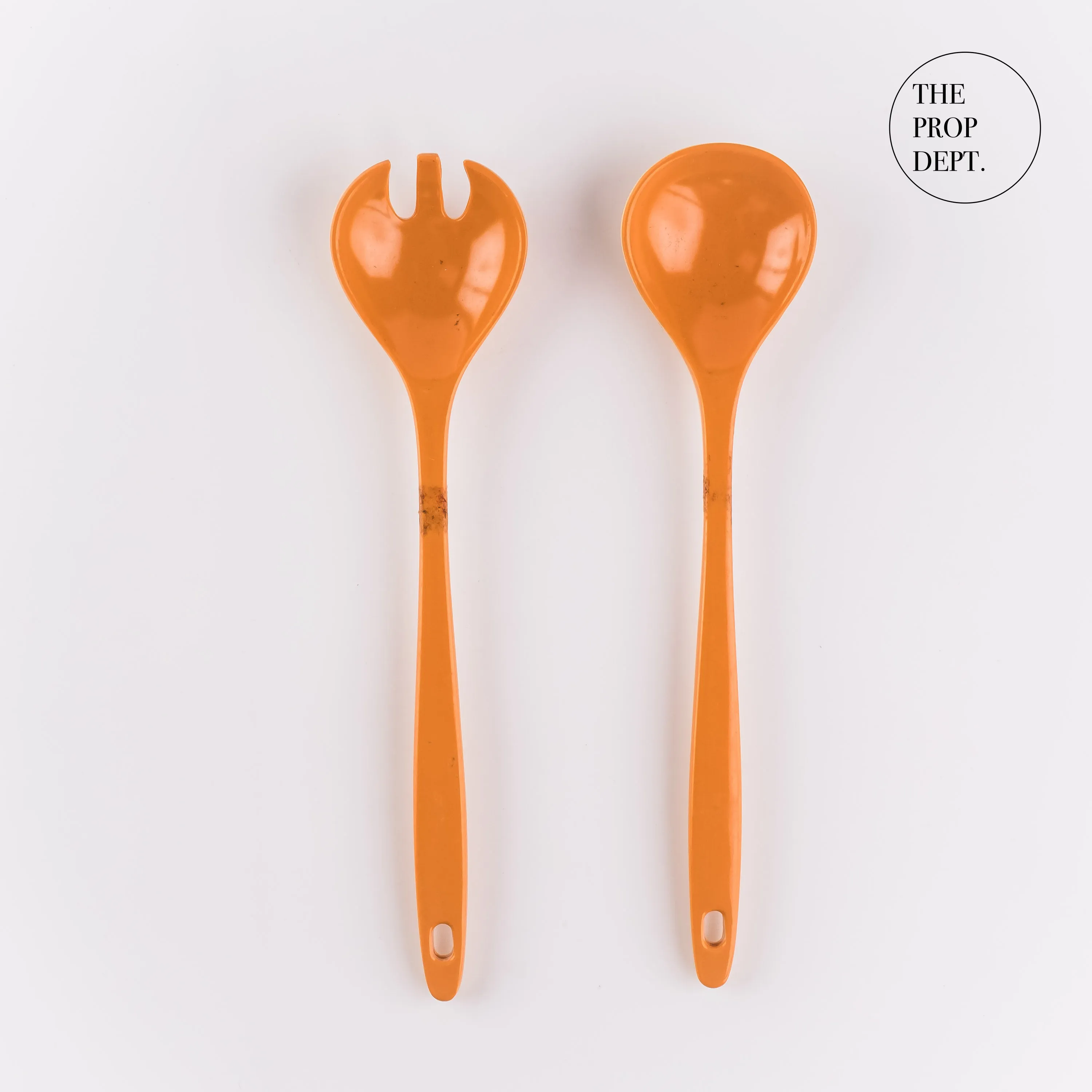 UT23-0351 - Orange Plastic Serving Utensil - 11" (L)