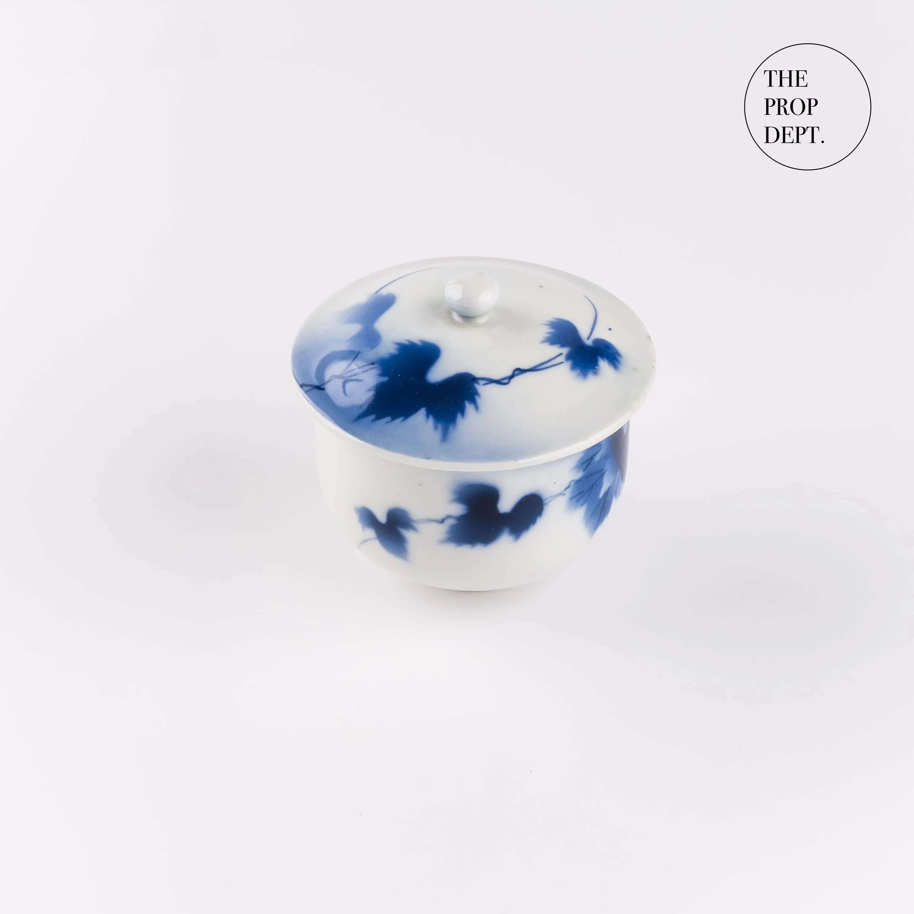 AC23-0098 - Blue White Ceramic Accessory - 3.25" 3" (DH)